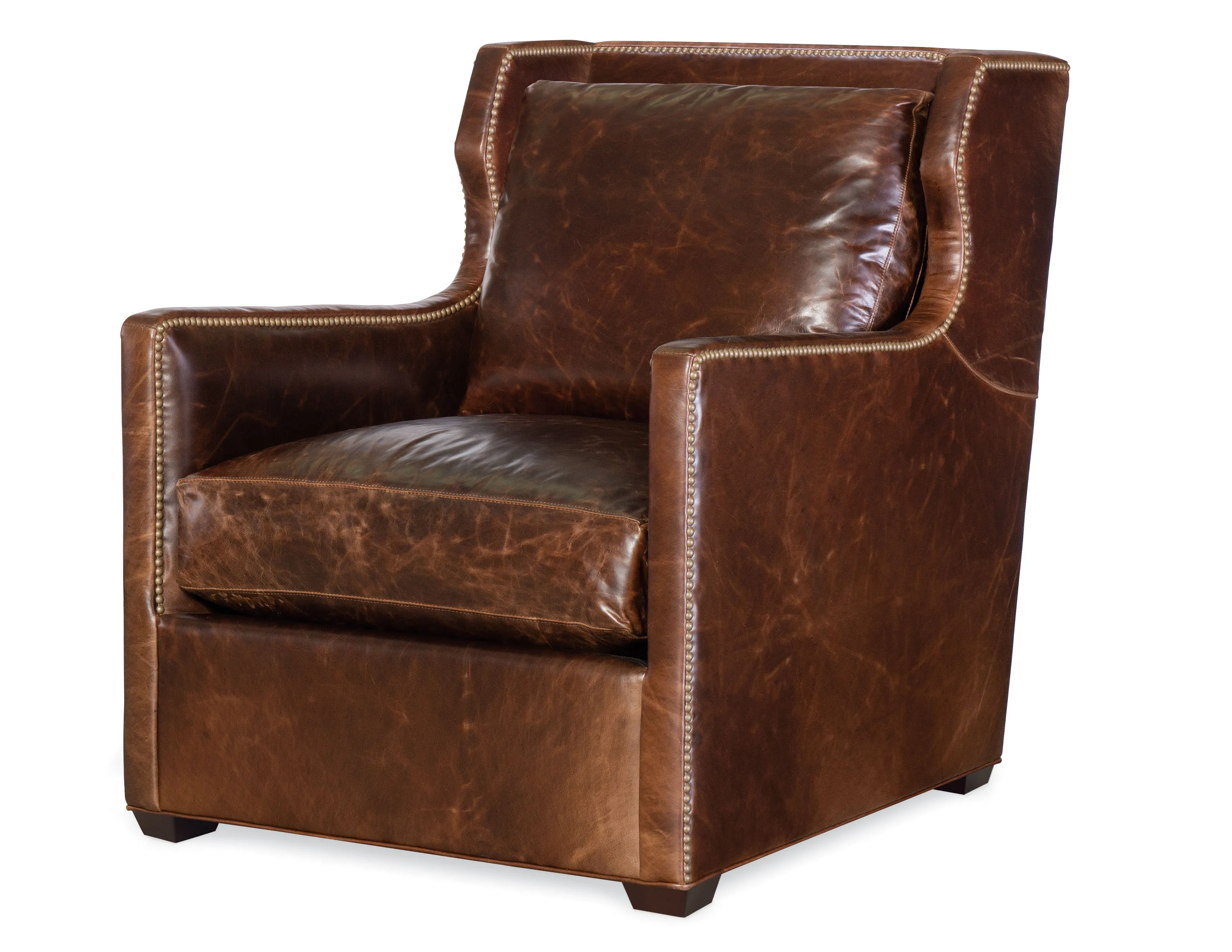 Sherwin Leather Wing Chair - Swivel Available (+45 leathers) 2 Sherwin Leather Wing Chair - Swivel Available (+45 leathers)