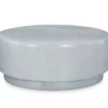 Shelby 44" Round Leather Cocktail Ottoman (+45 leathers)