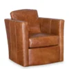 Miles Leather Chair - Swivel Available (+45 leathers)