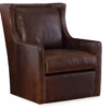 Chance Leather Wing Chair - Swivel Available (+45 leathers)
