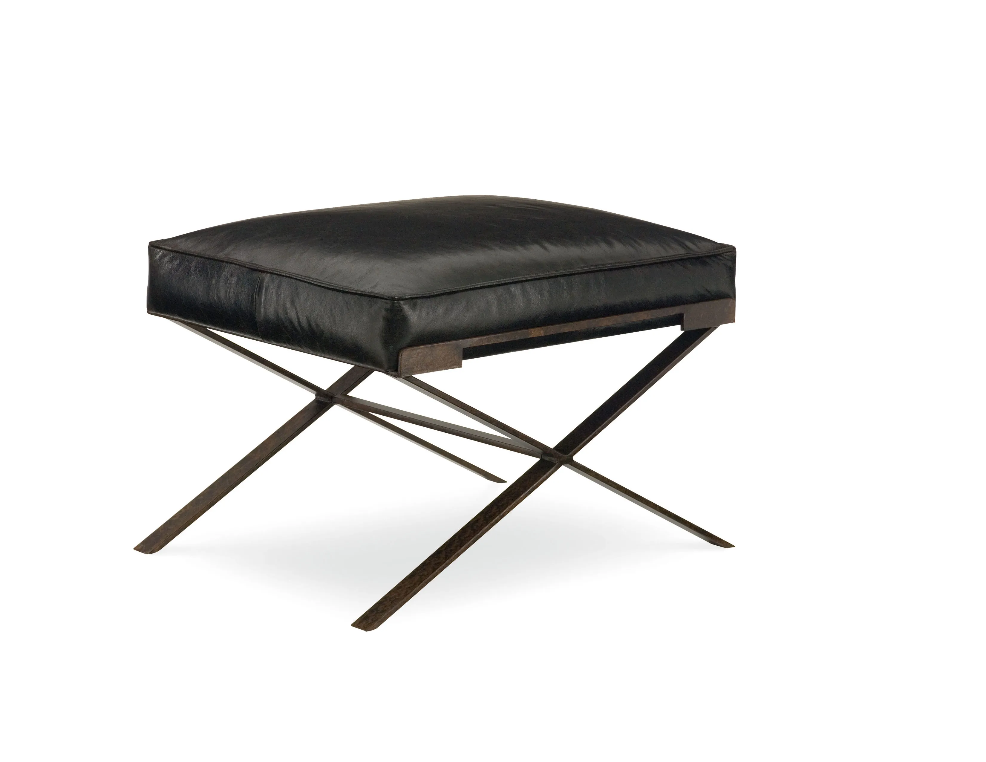 Dasha Leather Ottoman (2 sizes) +45 leathers 1 Dasha Leather Ottoman (2 sizes) +45 leathers