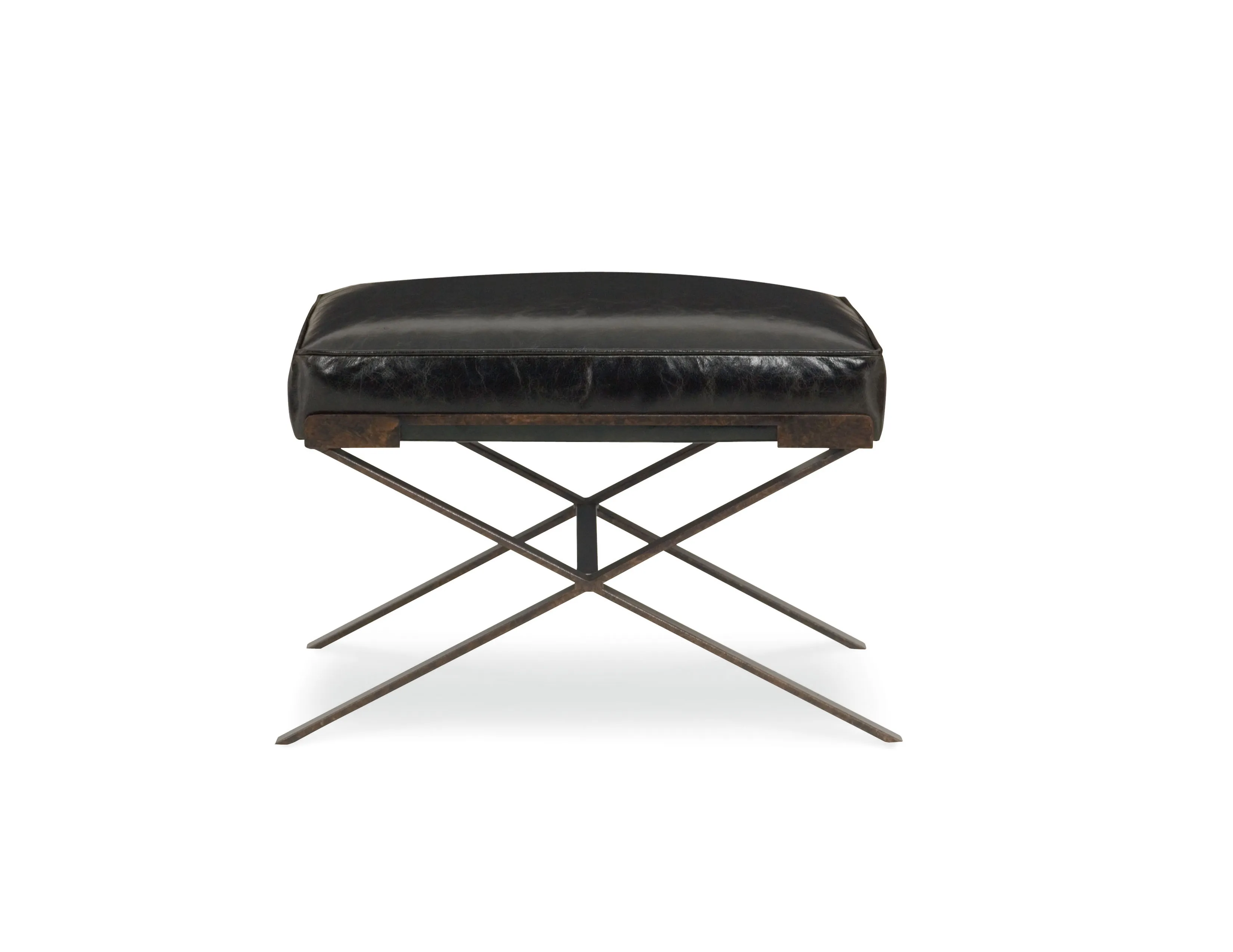 Dasha Leather Ottoman (2 sizes) +45 leathers 2 Dasha Leather Ottoman (2 sizes) +45 leathers