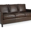 Gotham 75" - 80" Leather Nail Head Trim Sofa (+45 leathers)