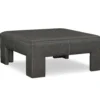 Margot 42" Square Leather Cocktail Ottoman (+45 leathers)