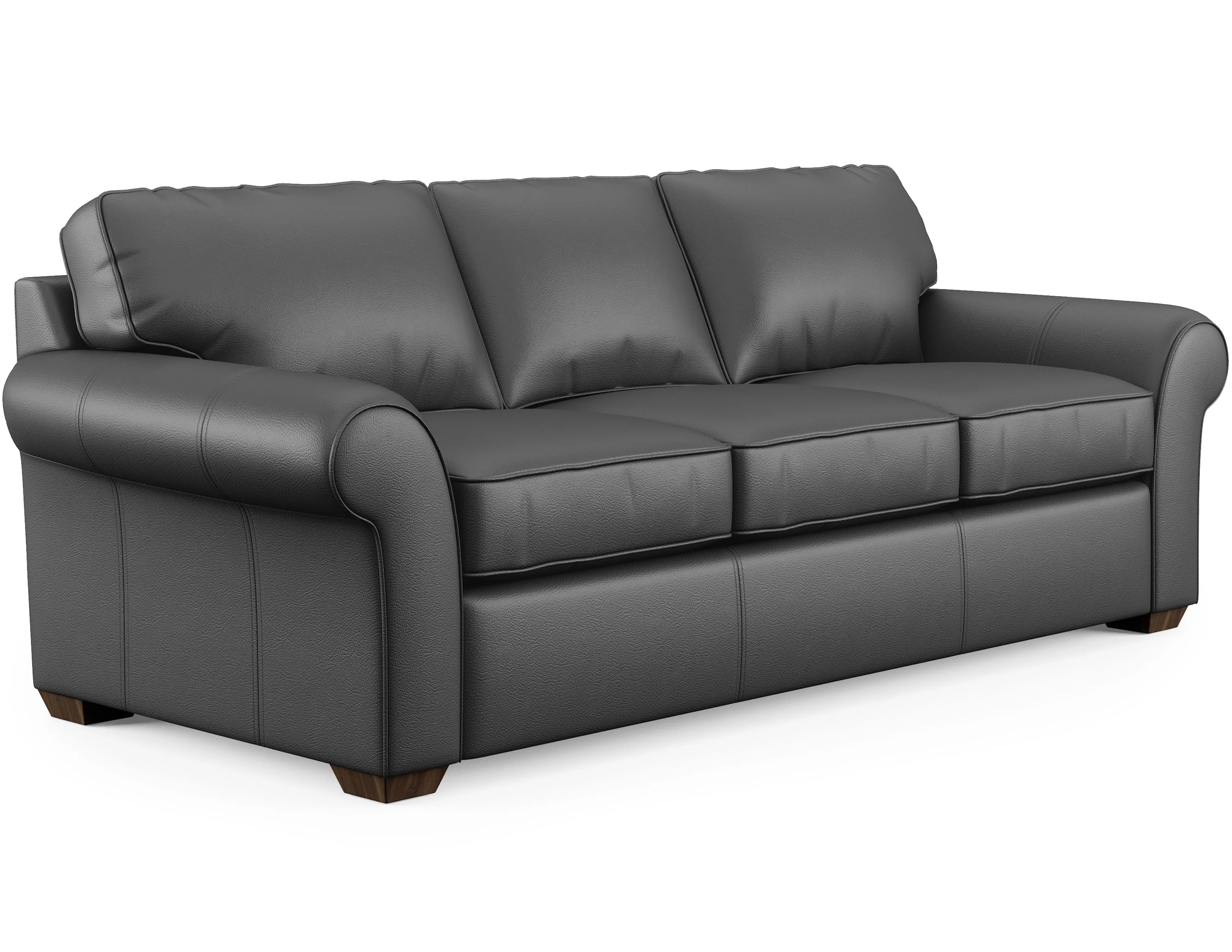 Vail Leather Stationary Sofa (Leather colors) 2 Vail Leather Stationary Sofa (Leather colors)