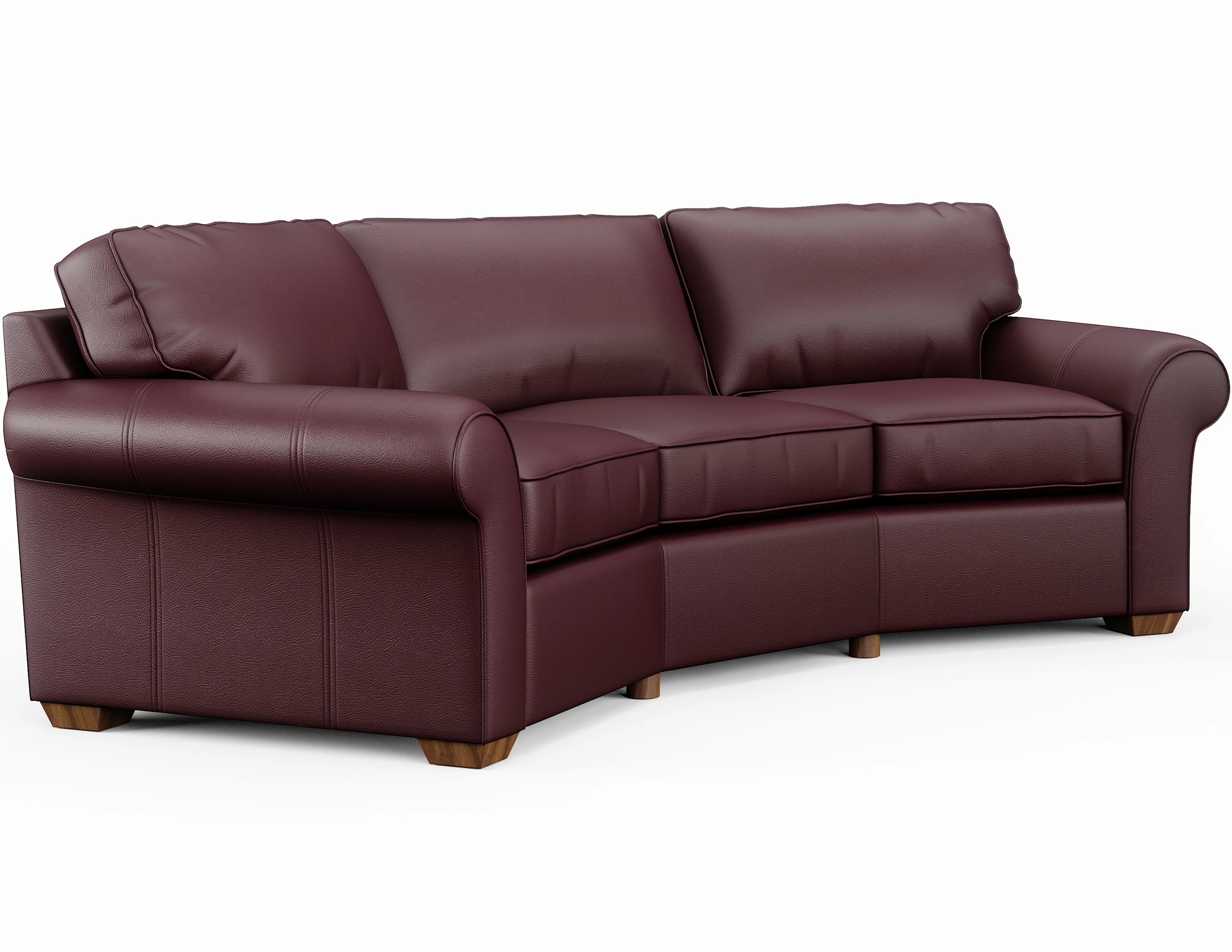 Vail Leather Stationary Sofa (Leather colors) 8 Vail Leather Stationary Sofa (Leather colors)