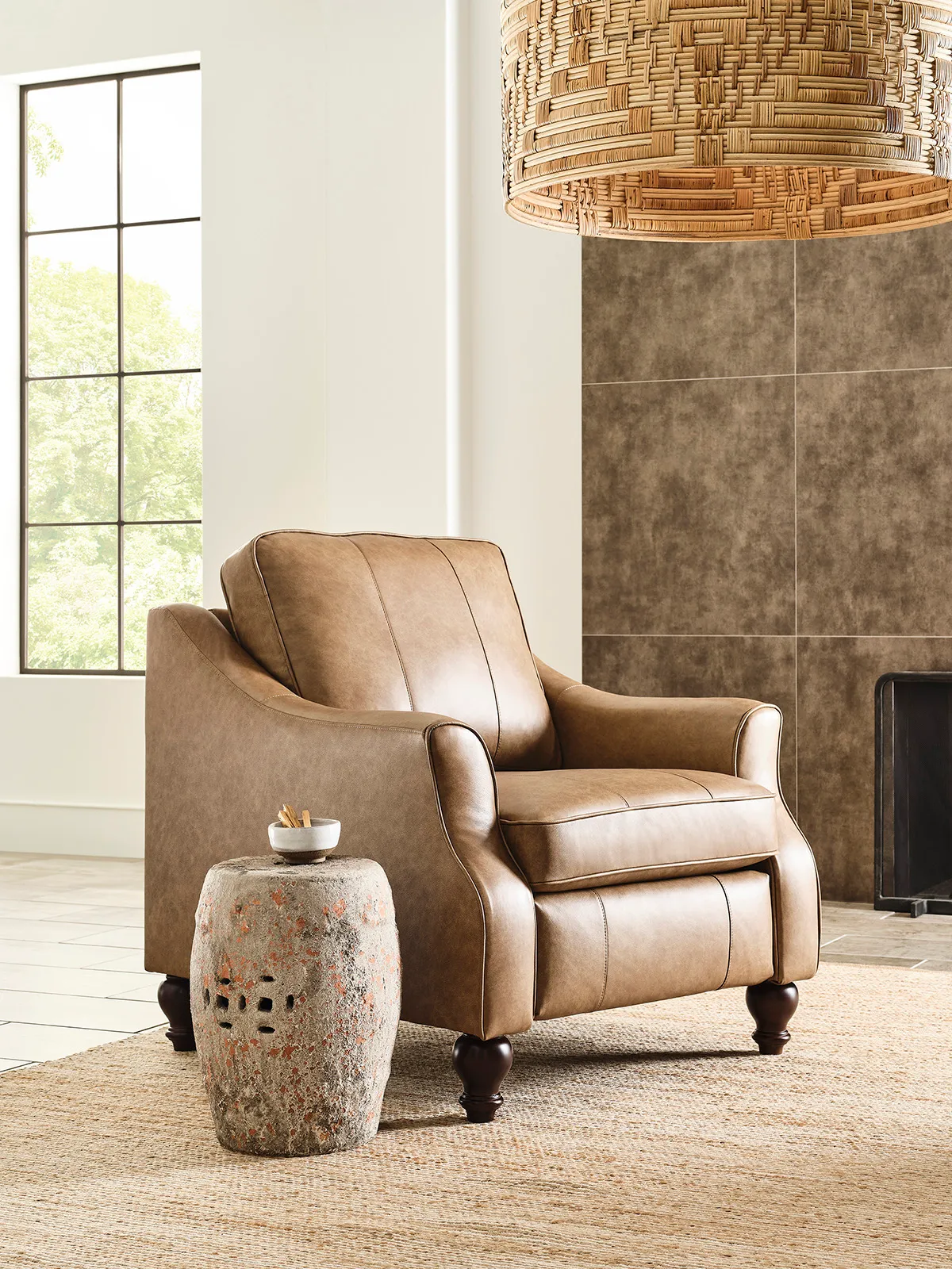 Adeline Leather Incliner Chair (+40 leathers) 7 Adeline Leather Incliner Chair (+40 leathers)