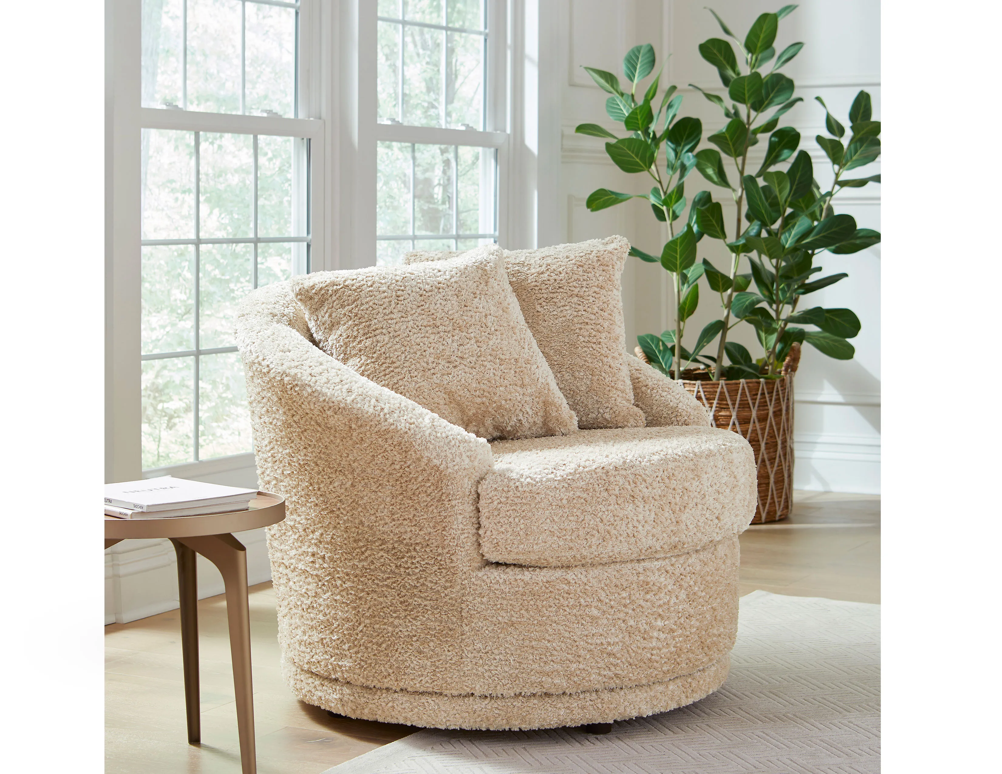 Alana Swivel Barrel Chair (+200 fabrics) 3 Alana Swivel Barrel Chair (+200 fabrics)