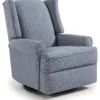 🌙 Logan Nursery Swivel Glider Recliner (+90 performance fabrics)
