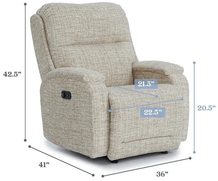 🌙 Maverly Nursery Swivel Glider Recliner with Heat & Massage (+90 performance fabrics) 8 🌙 Maverly Nursery Swivel Glider Recliner with Heat & Massage (+90 performance fabrics)