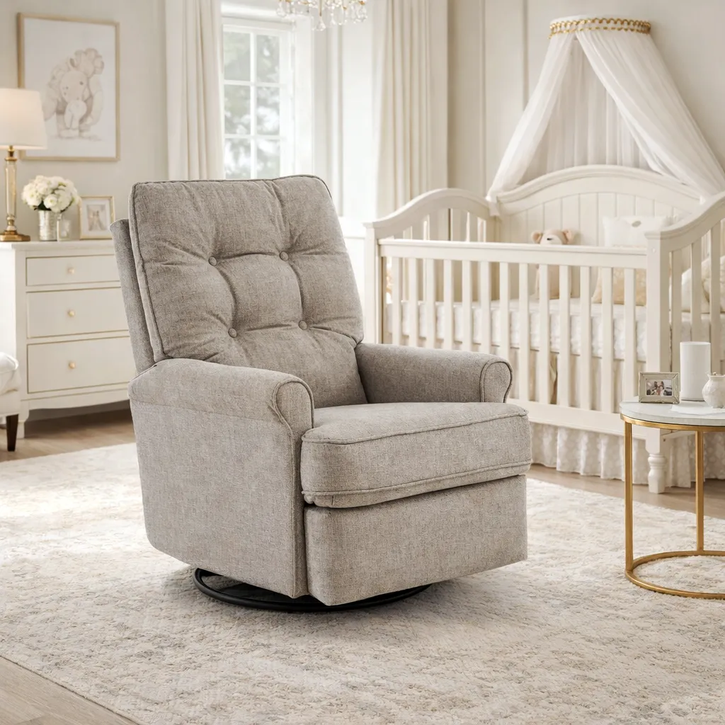 🌙 Carissa Nursery Swivel Glider Recliner (+90 performance fabrics) 12 🌙 Carissa Nursery Swivel Glider Recliner (+90 performance fabrics)