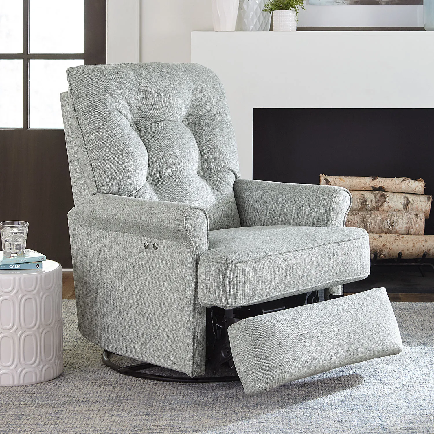 🌙 Carissa Nursery Swivel Glider Recliner (+90 performance fabrics) 8 🌙 Carissa Nursery Swivel Glider Recliner (+90 performance fabrics)
