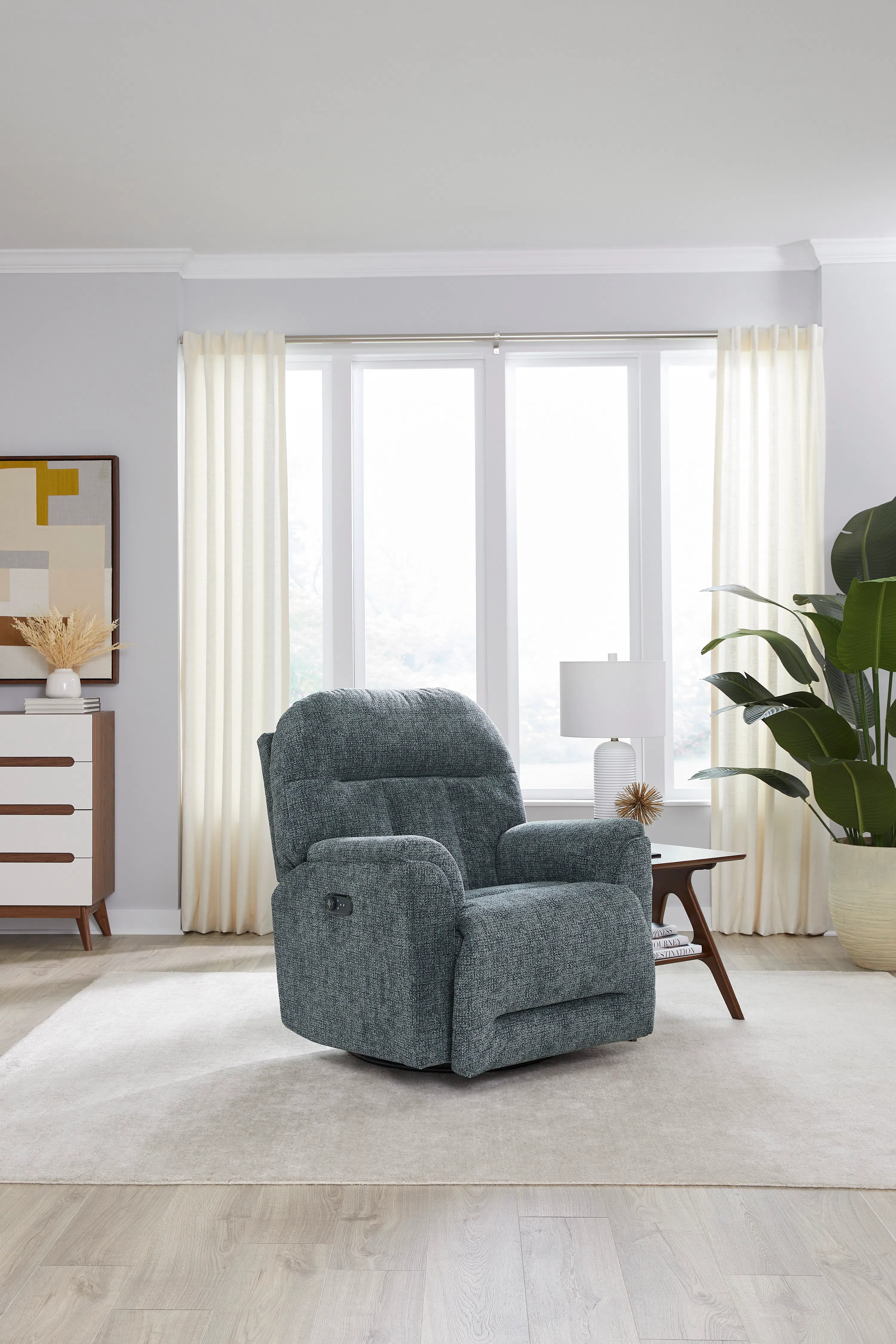 Suitably BeCozzi Triple Power Recliner w/Heat & Massage (Swivel Available) 5 Suitably BeCozzi Triple Power Recliner w/Heat & Massage (Swivel Available)