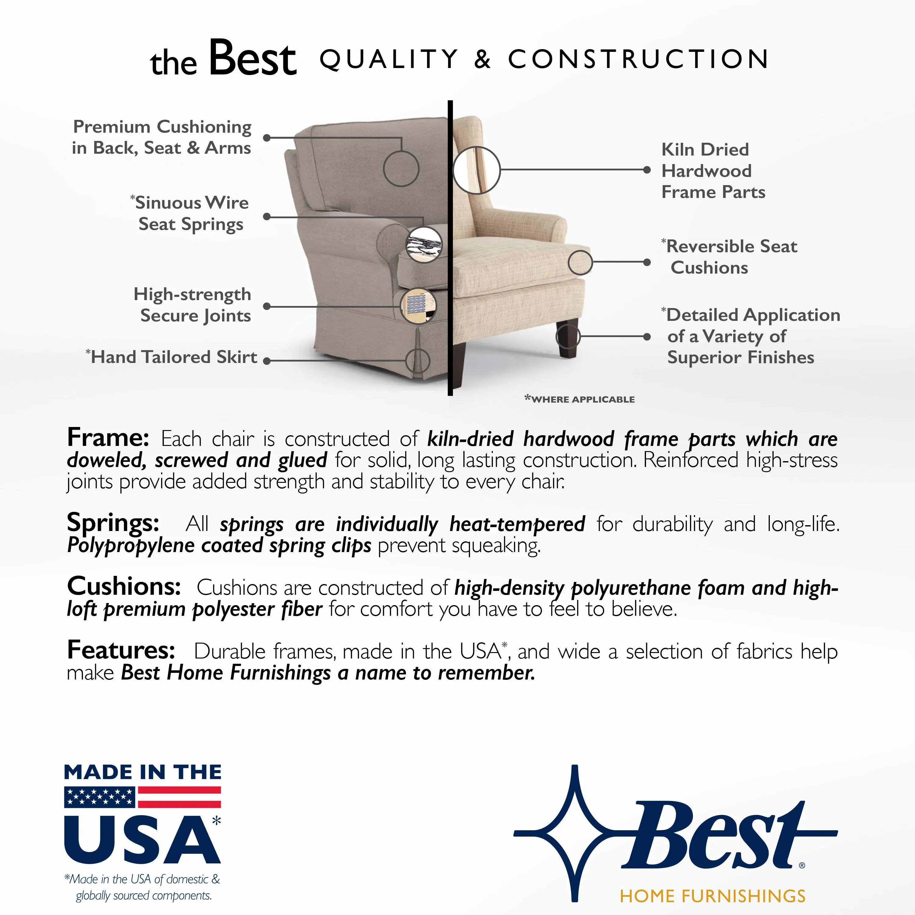 Suitably Recliner (+100 fabrics) 3 mechanisms 18 Suitably Recliner (+100 fabrics) 3 mechanisms