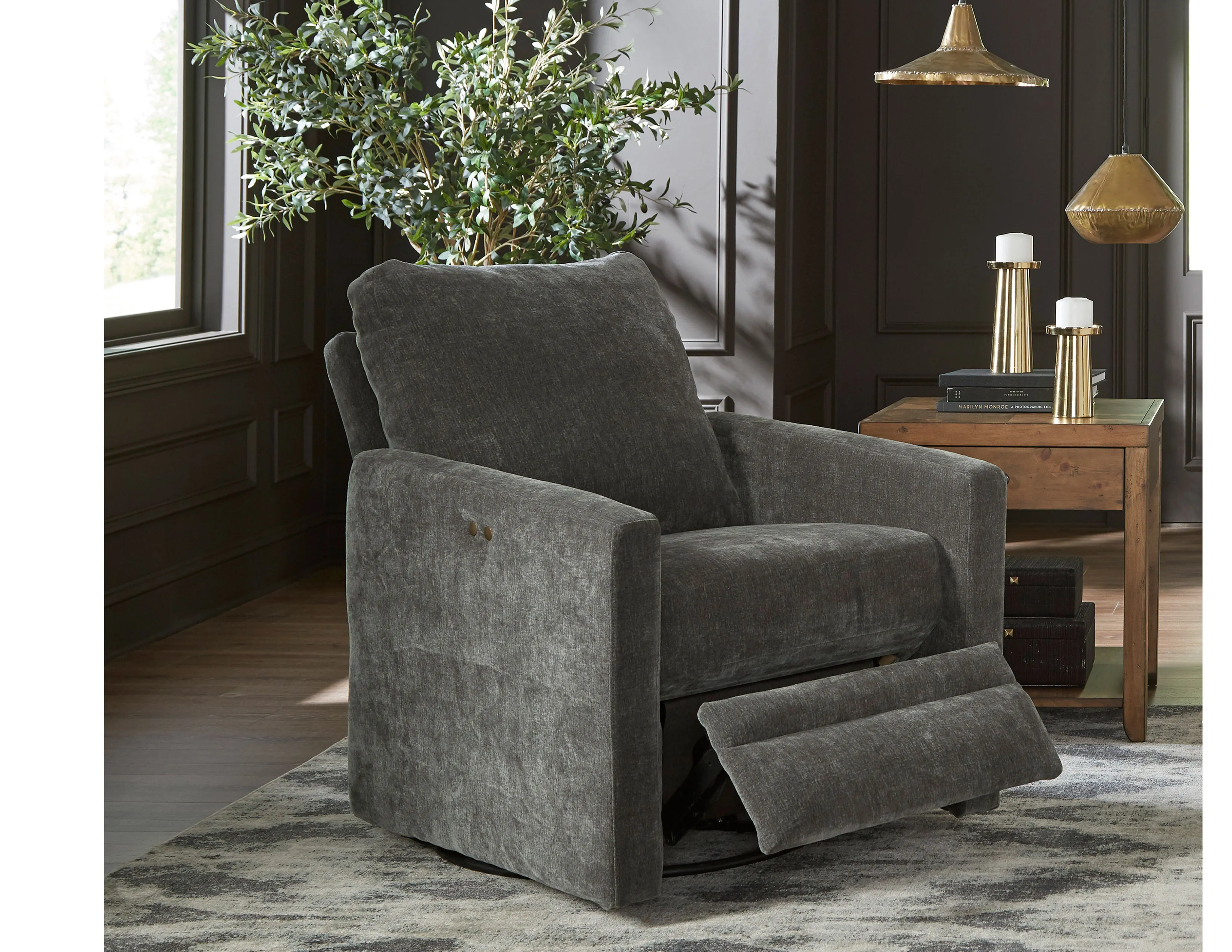 Giana Swivel Barrel Back Recliner (+200 fabrics) 13 Giana Swivel Barrel Back Recliner (+200 fabrics)