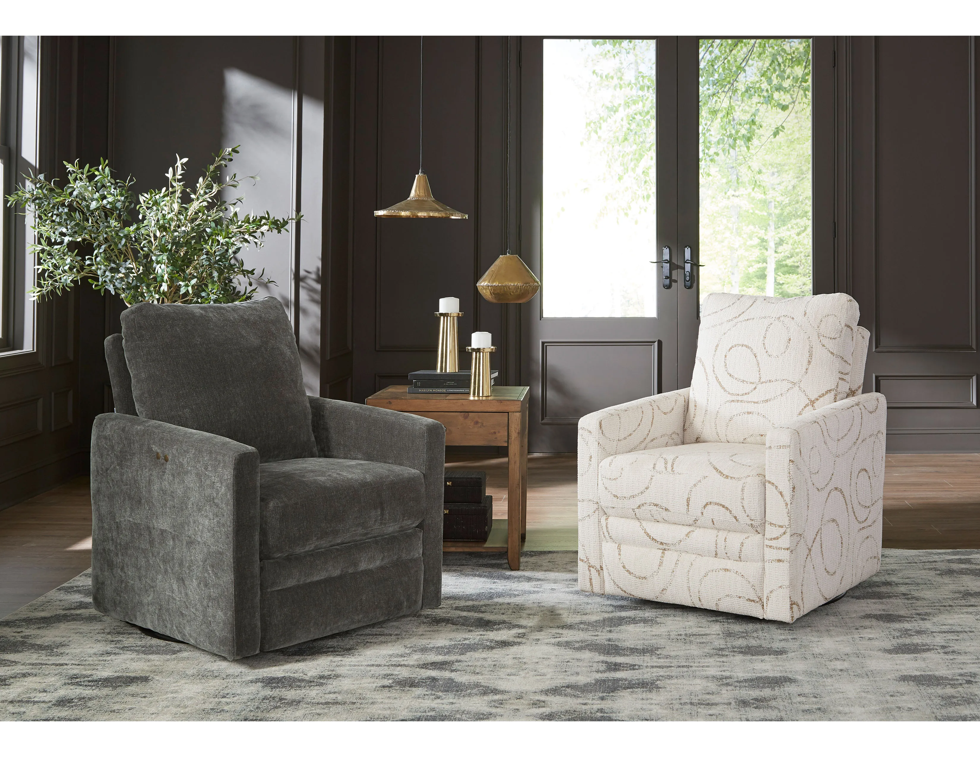 Giana Swivel Barrel Back Recliner (+200 fabrics) 15 Giana Swivel Barrel Back Recliner (+200 fabrics)