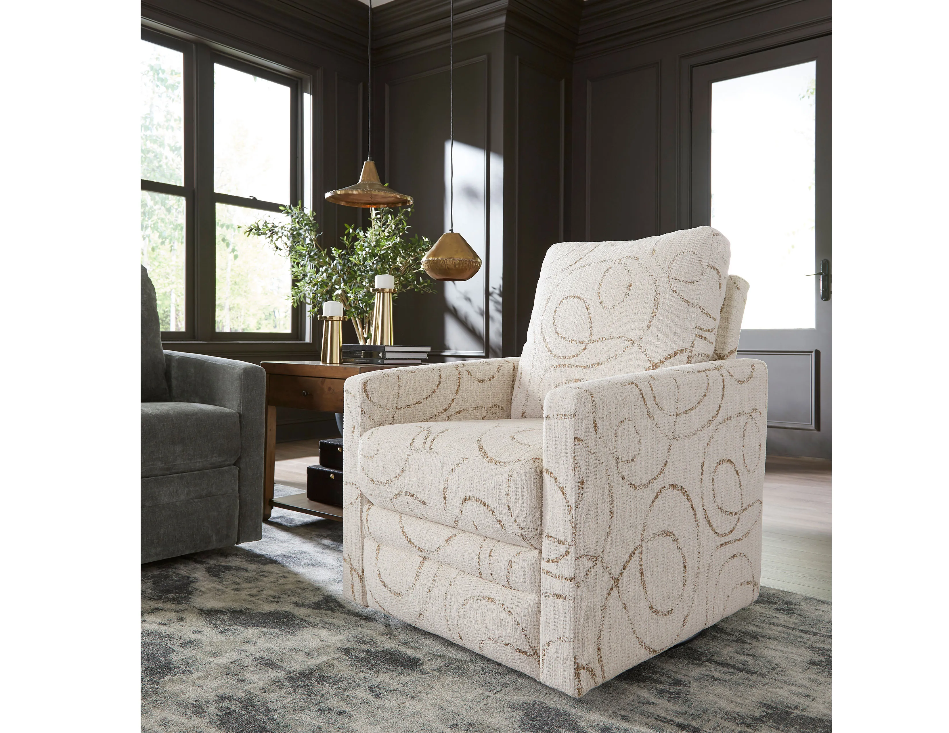 Giana Swivel Barrel Back Recliner (+200 fabrics) 7 Giana Swivel Barrel Back Recliner (+200 fabrics)