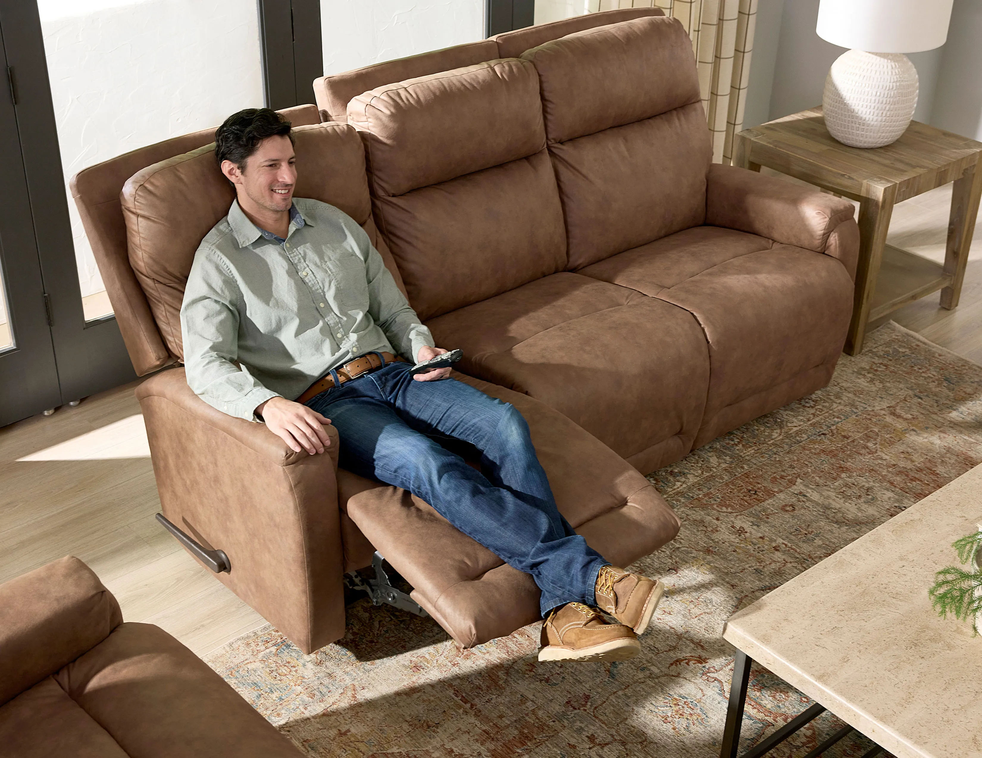 Derek Double Reclining Sofa (+100 fabrics) 89" 6 Derek Double Reclining Sofa (+100 fabrics) 89"