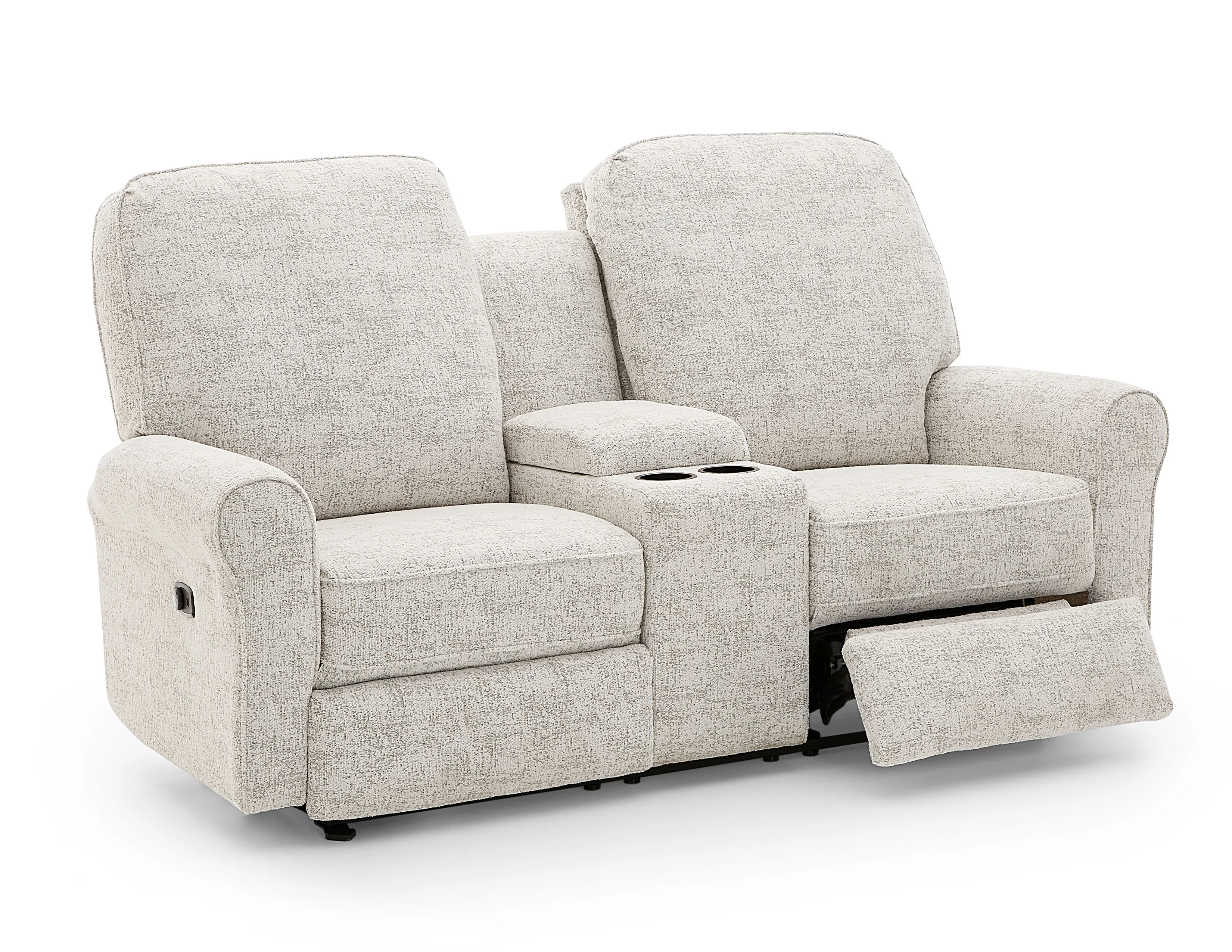 Josey Double Reclining Console Loveseat (+100 fabrics) 2 Josey Double Reclining Console Loveseat (+100 fabrics)
