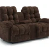Everlasting Double Reclining Console Loveseat (+100 fabrics) 38 Everlasting Double Reclining Console Loveseat (+100 fabrics)