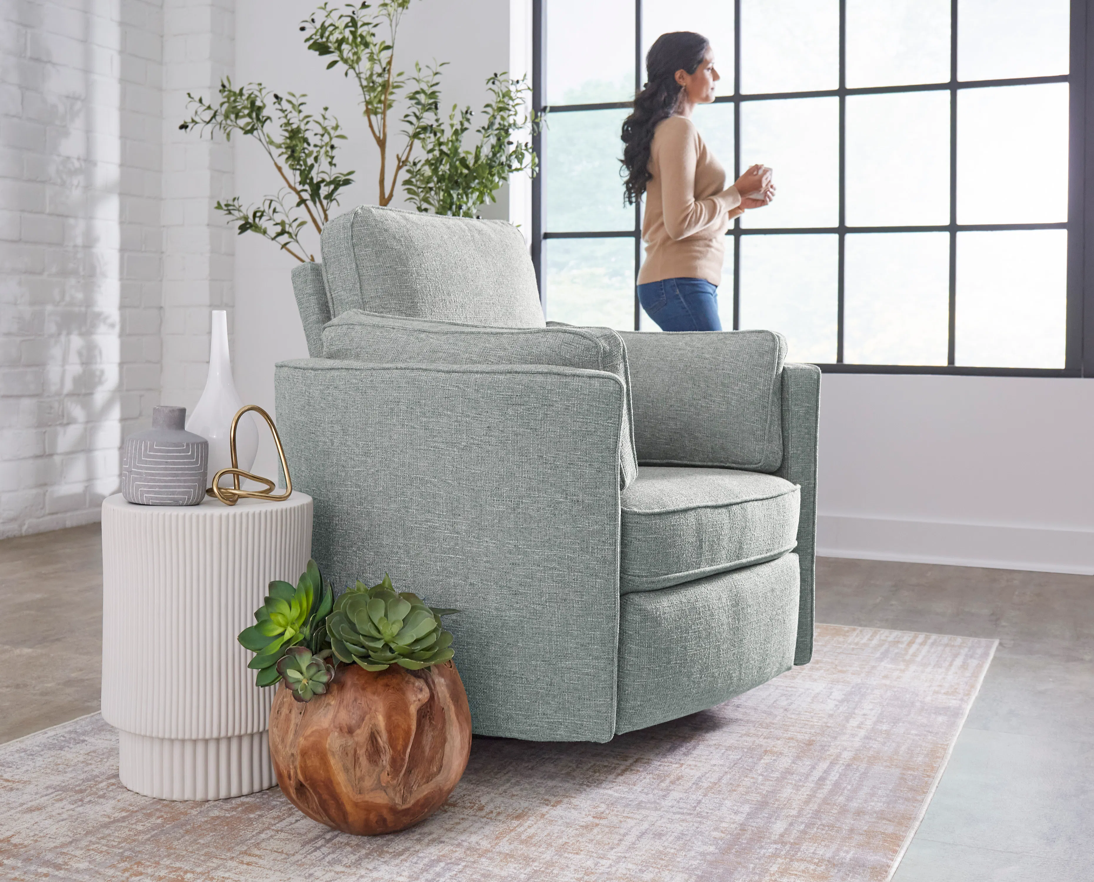 Luana Swivel Recliner (+200 fabrics) 11 Luana Swivel Recliner (+200 fabrics)