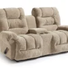 Seger Double Reclining Console Loveseat (+100 fabrics)