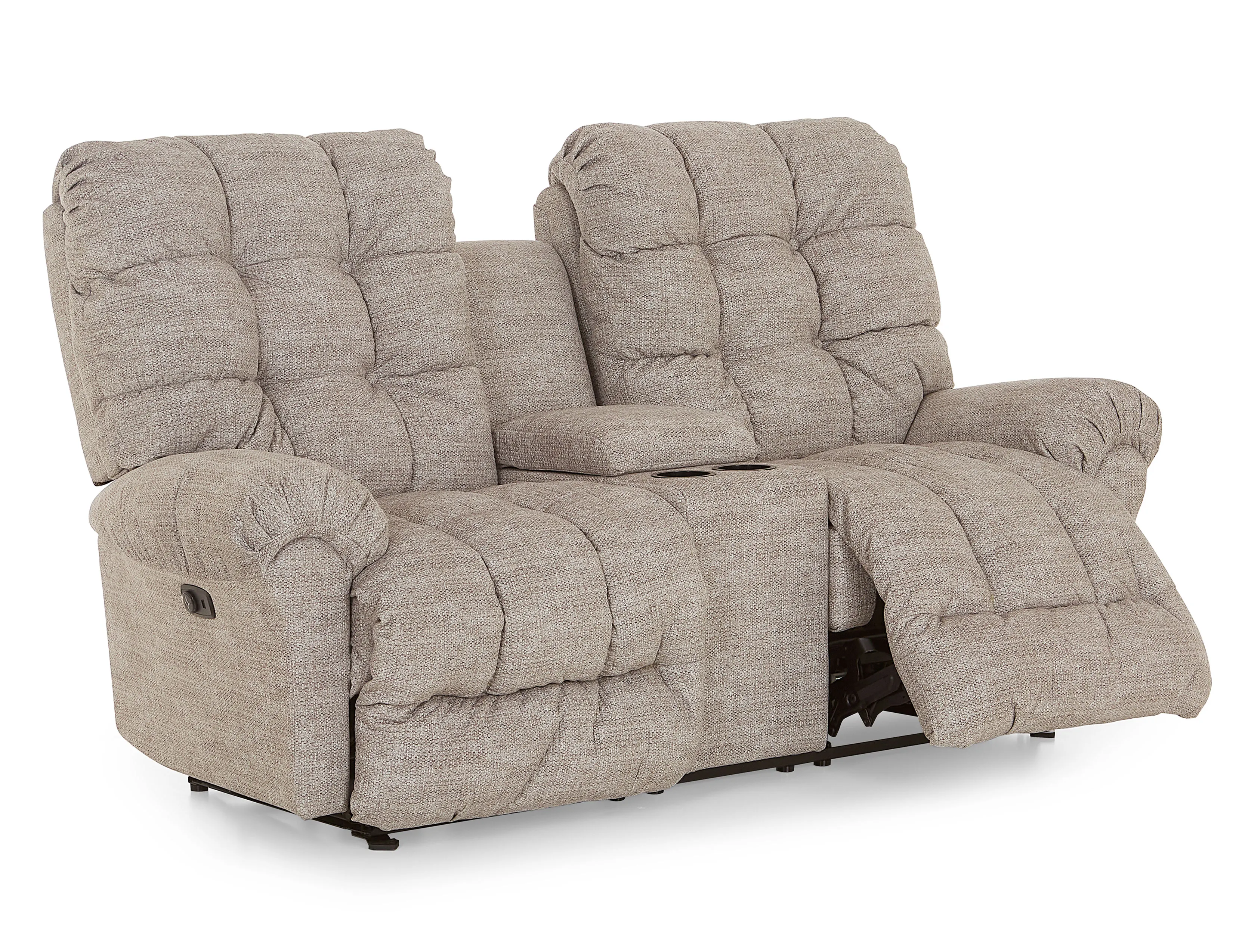 Corey Double Reclining Console Loveseat (+100 fabrics) 2 Corey Double Reclining Console Loveseat (+100 fabrics)