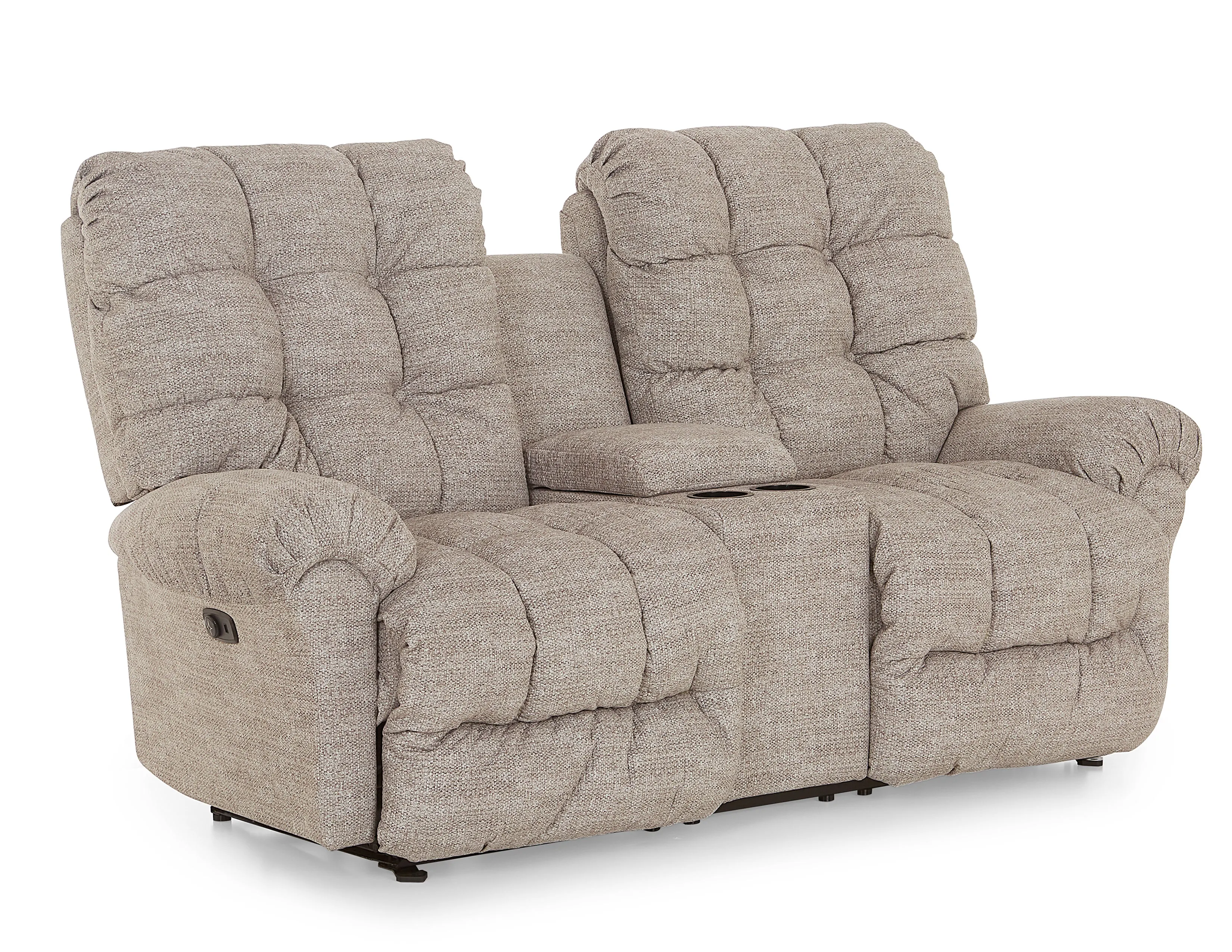 Corey Double Reclining Console Loveseat (+100 fabrics) 3 Corey Double Reclining Console Loveseat (+100 fabrics)