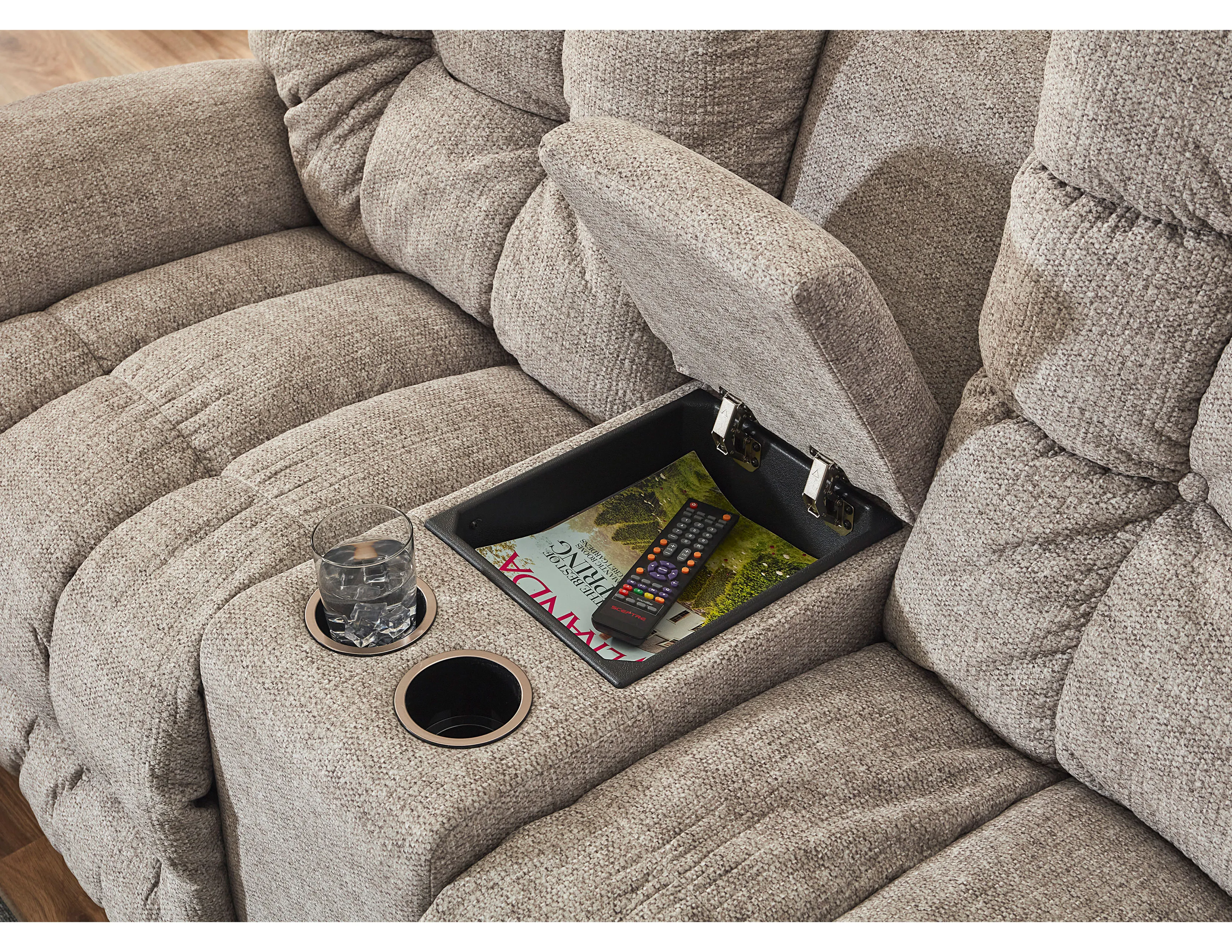 Corey Double Reclining Console Loveseat (+100 fabrics) 4 Corey Double Reclining Console Loveseat (+100 fabrics)