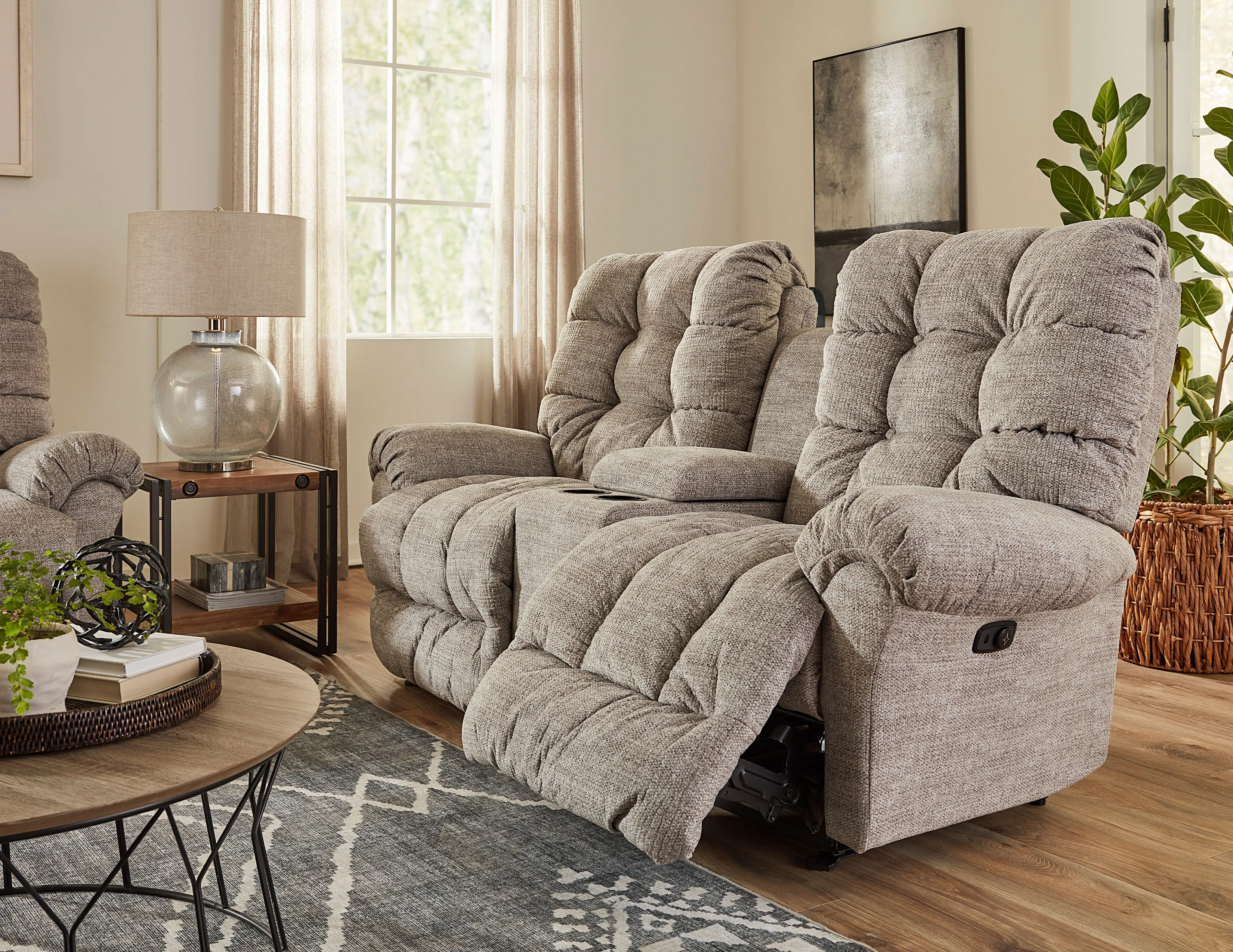 Corey Double Reclining Console Loveseat (+100 fabrics) 6 Corey Double Reclining Console Loveseat (+100 fabrics)