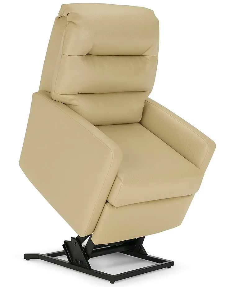 Davida Petite Sized Power Headrest Three-Motor Lift Recliner in Medical Grade Vinyl (7 colors)
