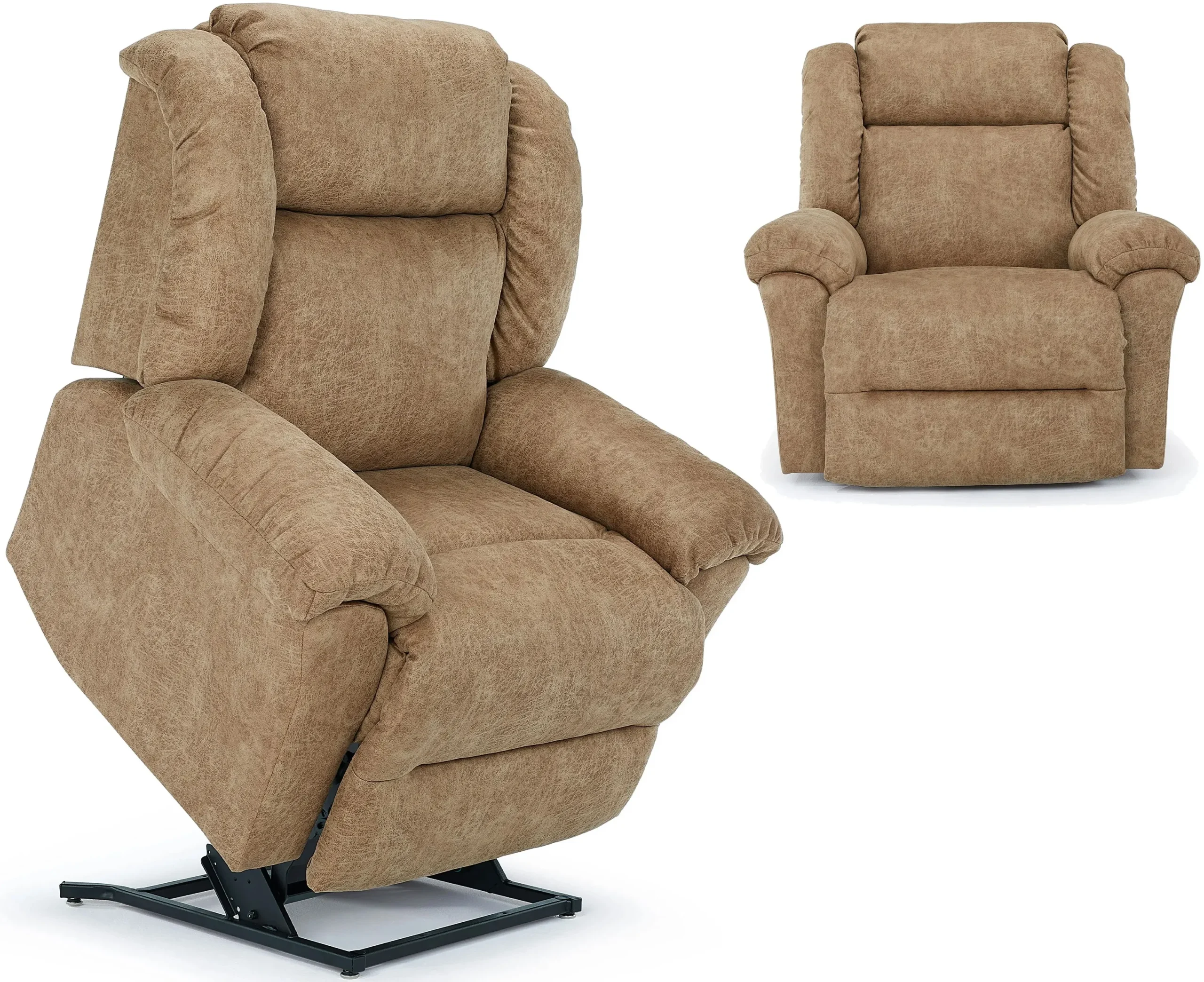 Gigantor Beast Power Headrest Three Motor Power Lift Recliner (RATED 500 LBS.) +40 fabrics 1 Gigantor Beast Power Headrest Three Motor Power Lift Recliner (RATED 500 LBS.) +40 fabrics