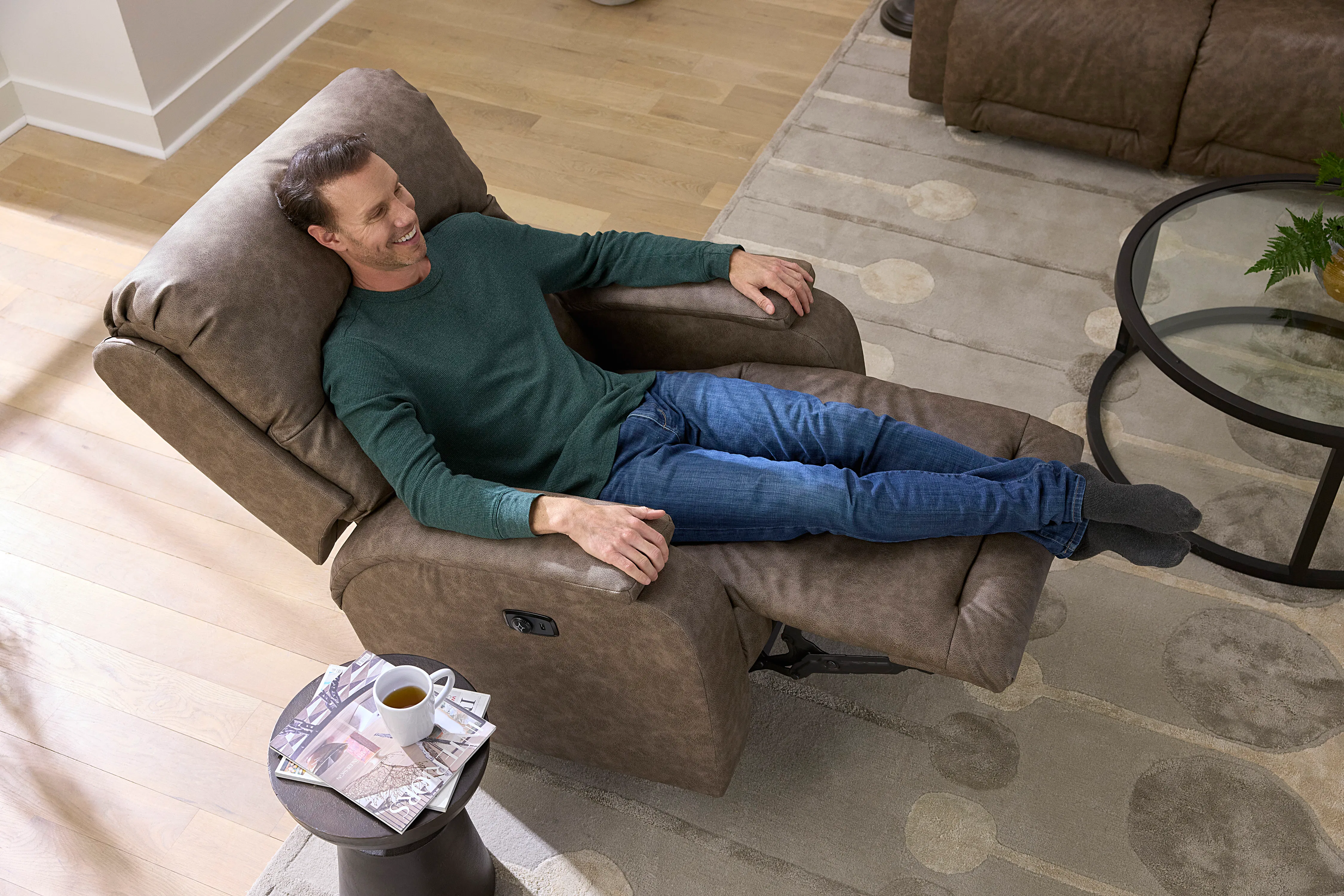 Maverly Leather Recliner (+46 leathers) 3 mechanisms 9 Maverly Leather Recliner (+46 leathers) 3 mechanisms