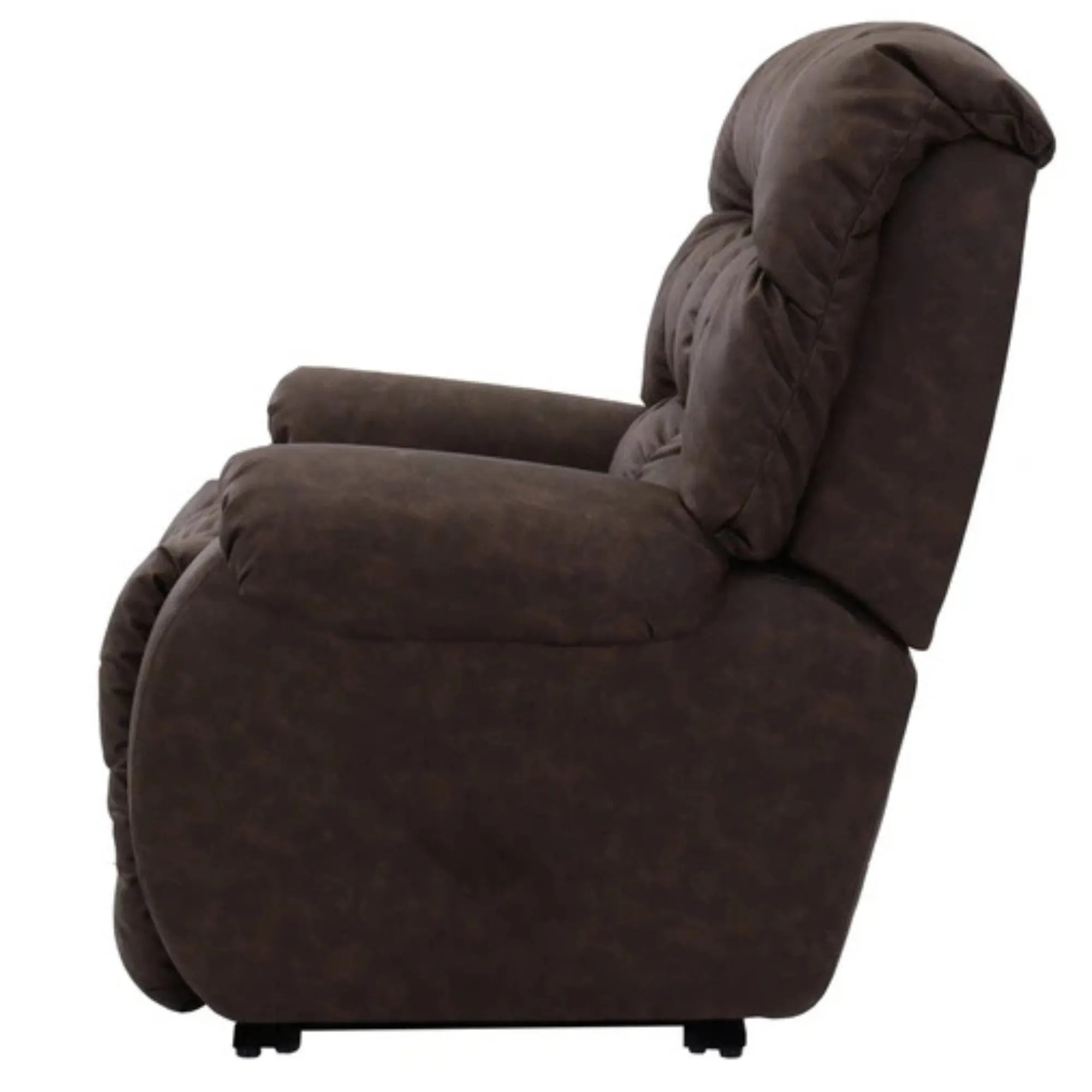 Rake Beast Big & Tall Walnut Faux Leather Recliner (Rated 500lbs) SPECIAL PURCHASE 12 Rake Beast Big & Tall Walnut Faux Leather Recliner (Rated 500lbs) SPECIAL PURCHASE
