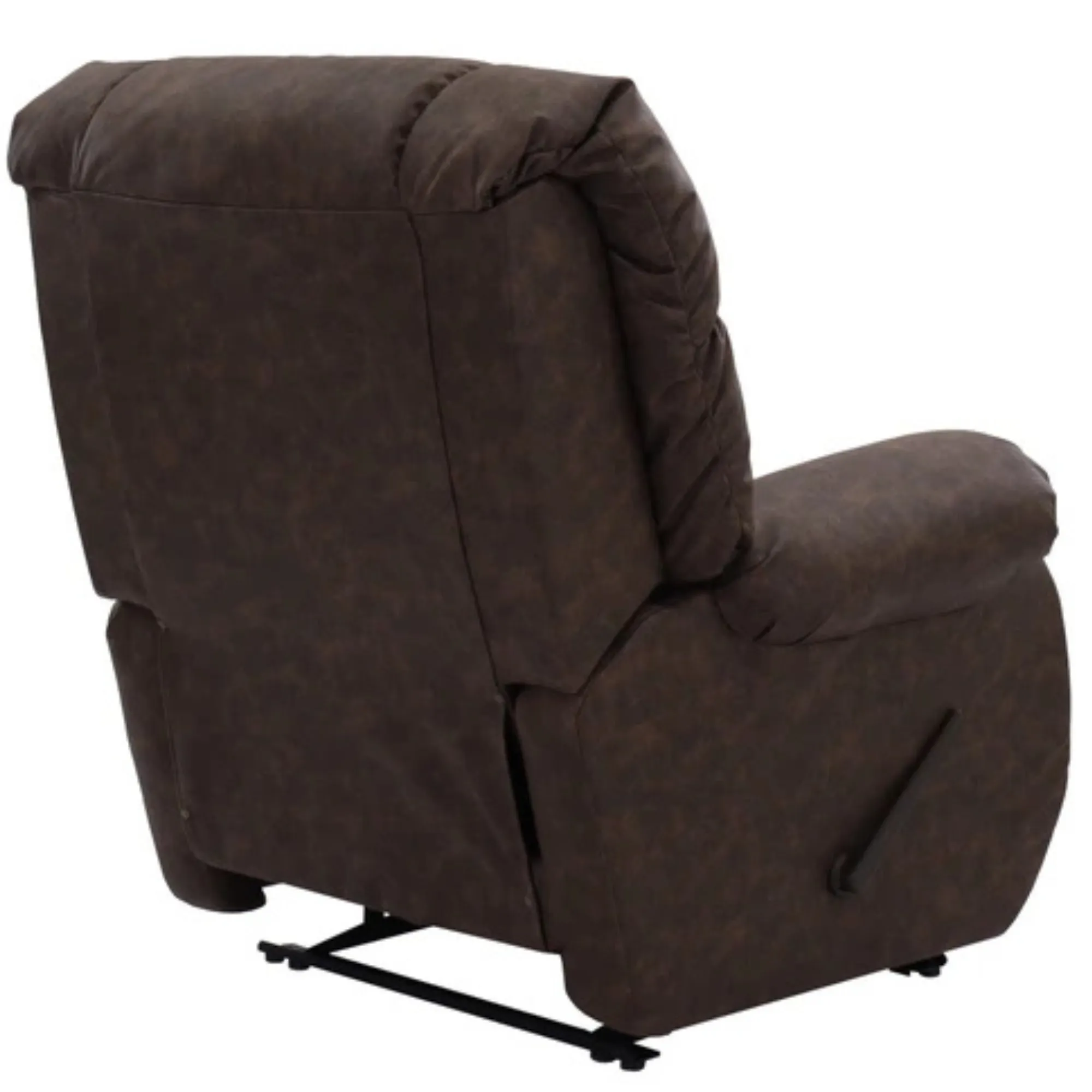 Rake Beast Big & Tall Walnut Faux Leather Recliner (Rated 500lbs) SPECIAL PURCHASE 14 Rake Beast Big & Tall Walnut Faux Leather Recliner (Rated 500lbs) SPECIAL PURCHASE