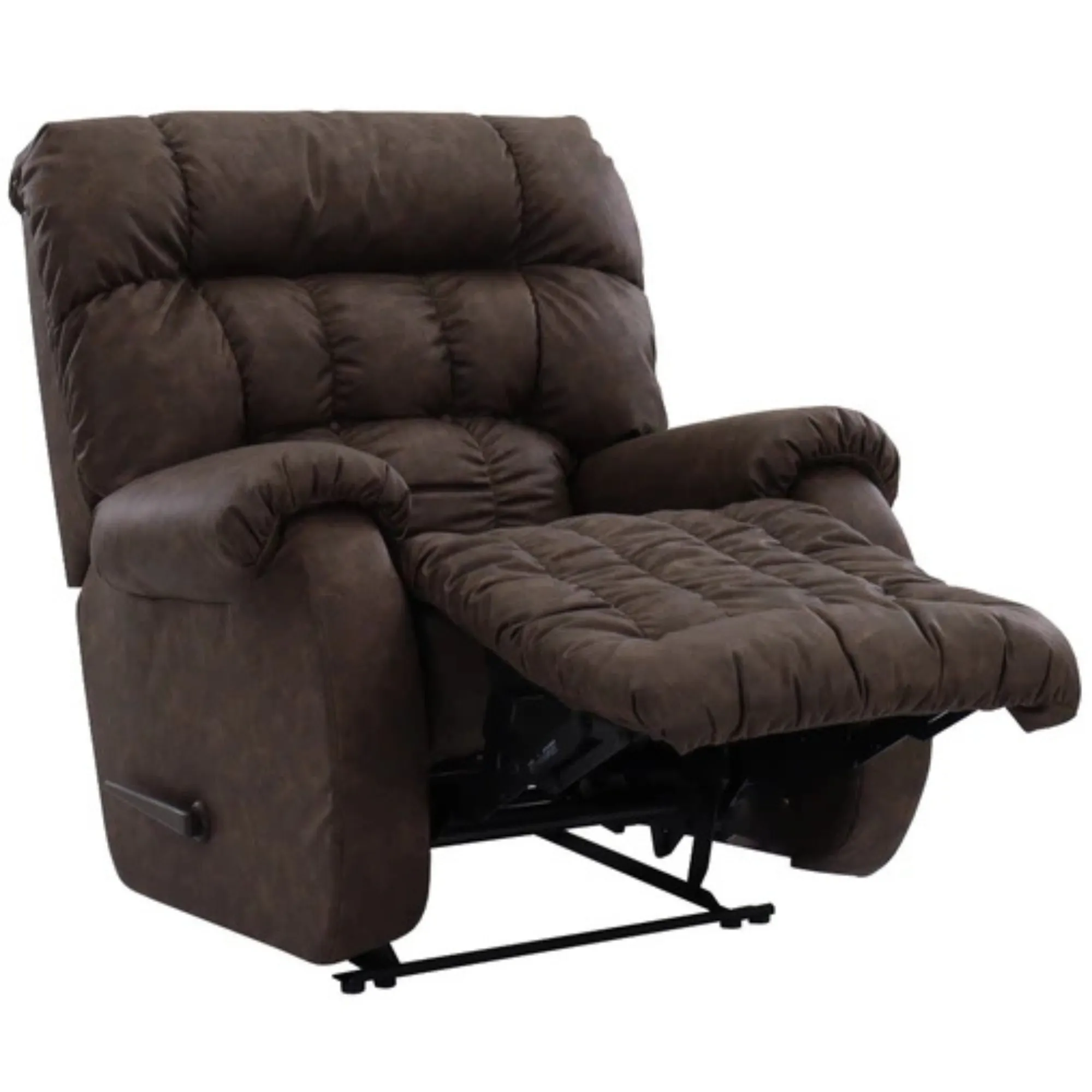 Rake Beast Big & Tall Walnut Faux Leather Recliner (Rated 500lbs) SPECIAL PURCHASE 15 Rake Beast Big & Tall Walnut Faux Leather Recliner (Rated 500lbs) SPECIAL PURCHASE