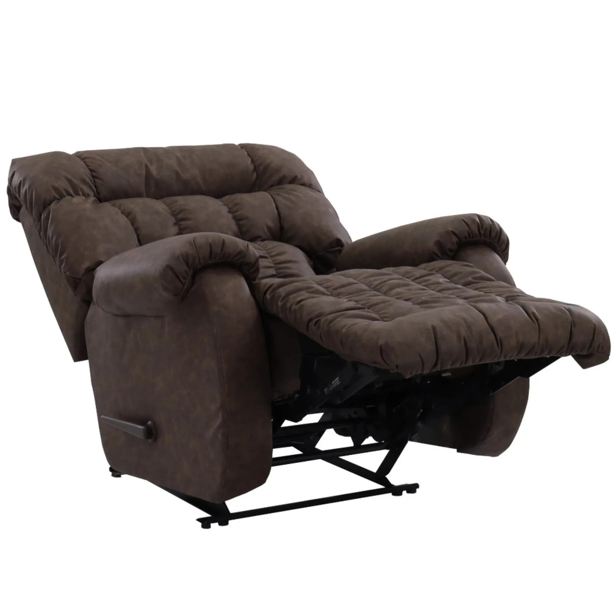 Rake Beast Big & Tall Walnut Faux Leather Recliner (Rated 500lbs) SPECIAL PURCHASE 16 Rake Beast Big & Tall Walnut Faux Leather Recliner (Rated 500lbs) SPECIAL PURCHASE