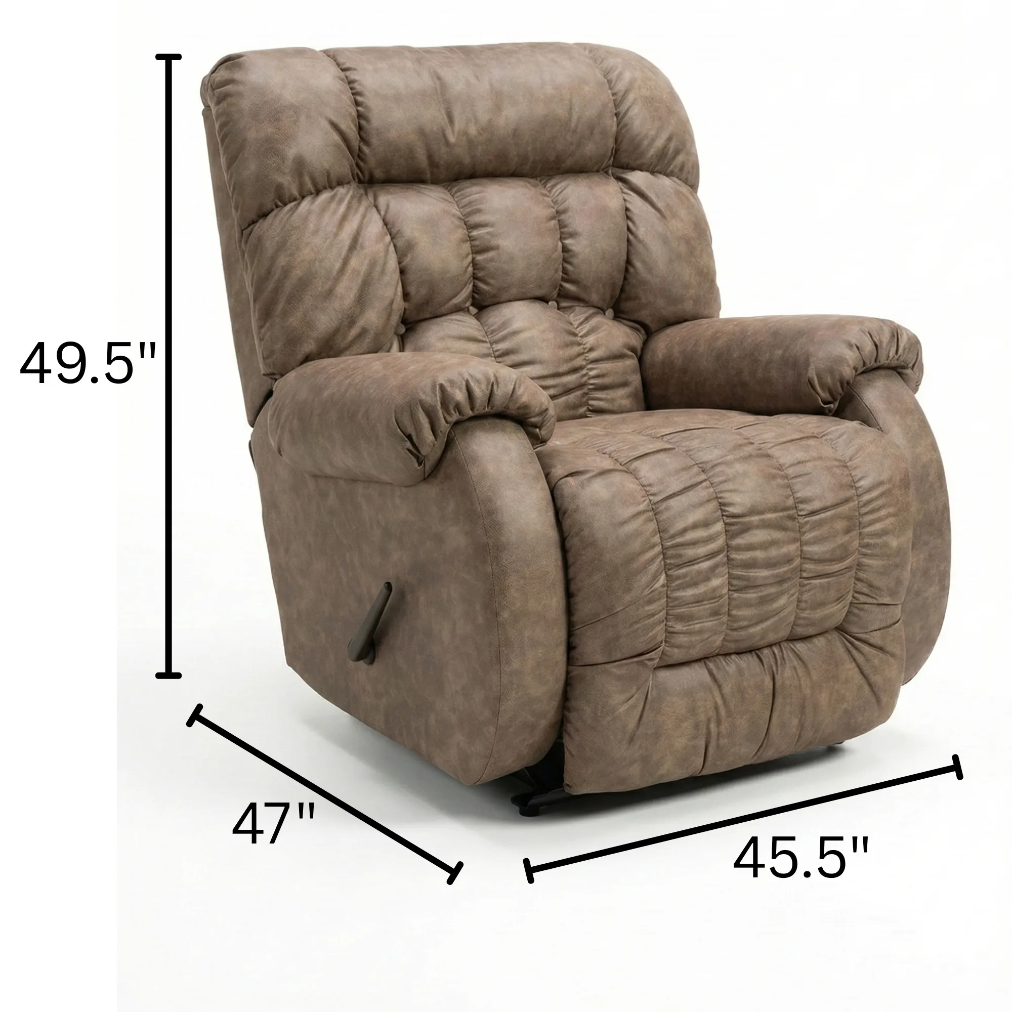 Rake Beast Faux Leather Big & Tall Big Man's Recliner (RATED 500 LBS.) Football Size (+30 faux leathers) 20 Rake Beast Faux Leather Big & Tall Big Man's Recliner (RATED 500 LBS.) Football Size (+30 faux leathers)