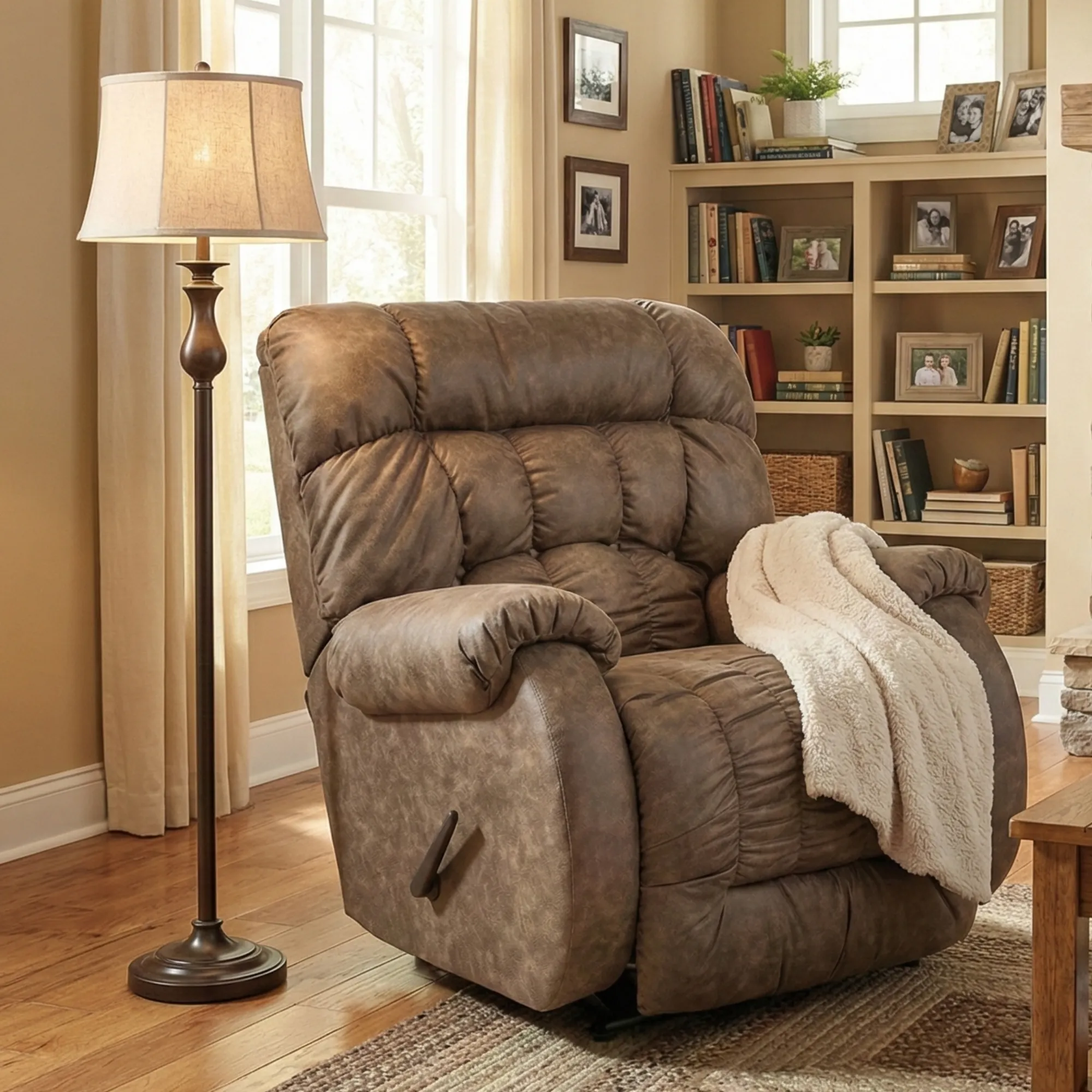 Rake Beast Faux Leather Big & Tall Big Man's Recliner (RATED 500 LBS.) Football Size (+30 faux leathers) 21 Rake Beast Faux Leather Big & Tall Big Man's Recliner (RATED 500 LBS.) Football Size (+30 faux leathers)