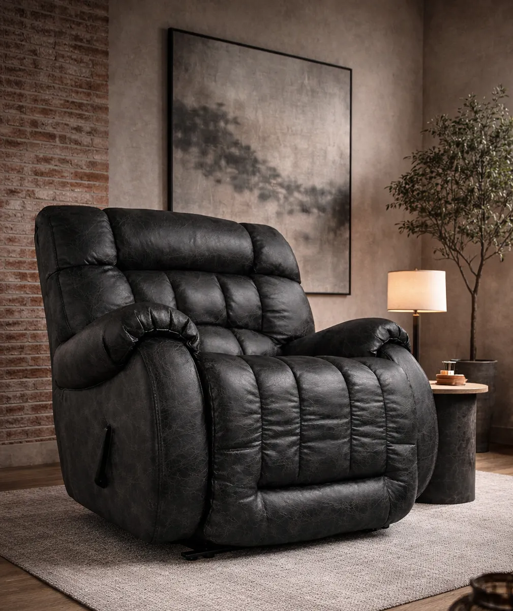 Rake Beast Faux Leather Big & Tall Big Man's Recliner (RATED 500 LBS.) Football Size (+30 faux leathers) 7 Rake Beast Faux Leather Big & Tall Big Man's Recliner (RATED 500 LBS.) Football Size (+30 faux leathers)