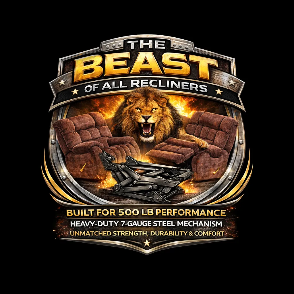Rake Beast Faux Leather Big & Tall Big Man's Recliner (RATED 500 LBS.) Football Size (+30 faux leathers) 8 Rake Beast Faux Leather Big & Tall Big Man's Recliner (RATED 500 LBS.) Football Size (+30 faux leathers)
