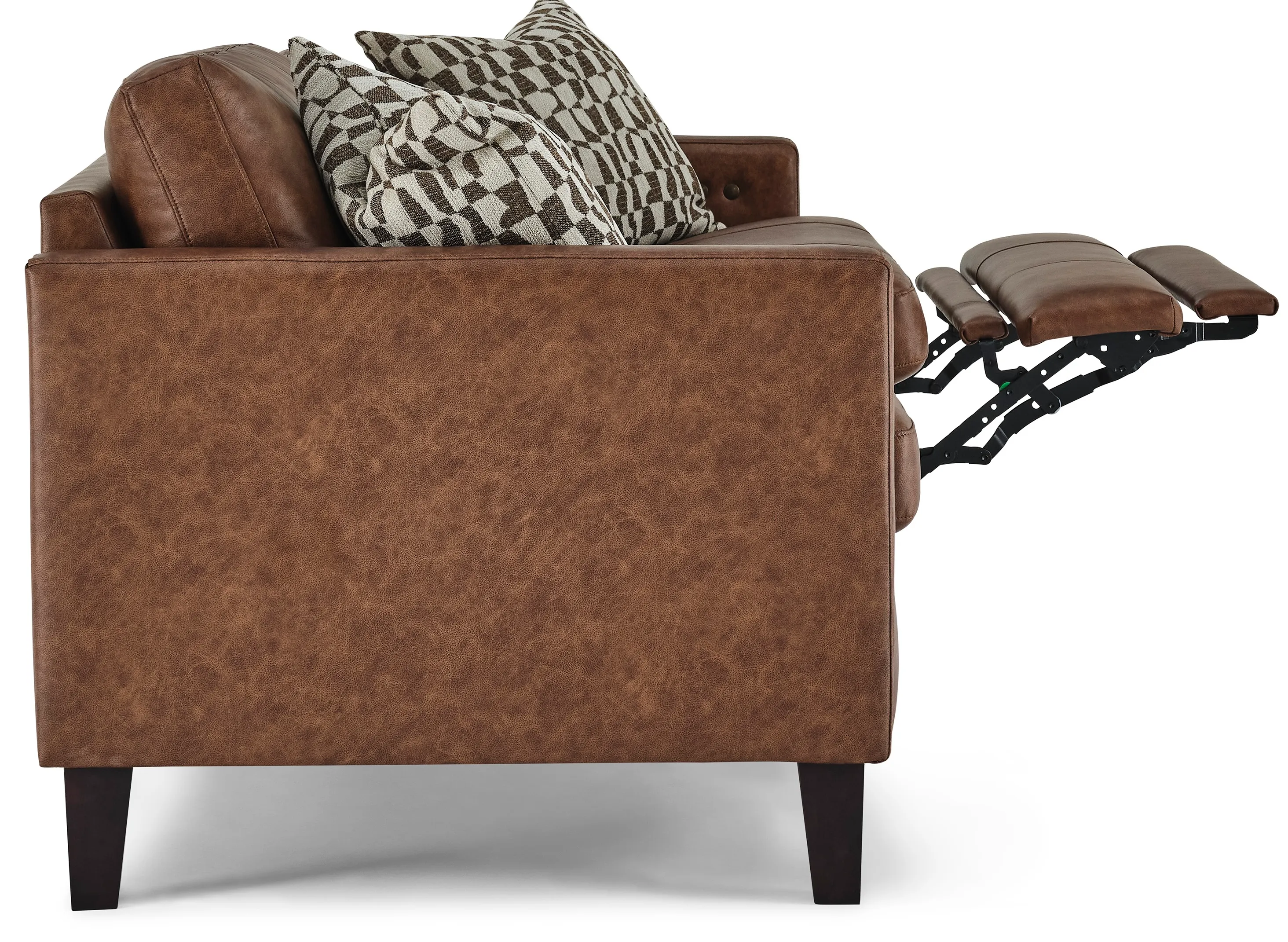 Traftly 82" Mid-Century Power Incliner Leather Sofa (+40 leathers) 11 Traftly 82" Mid-Century Power Incliner Leather Sofa (+40 leathers)