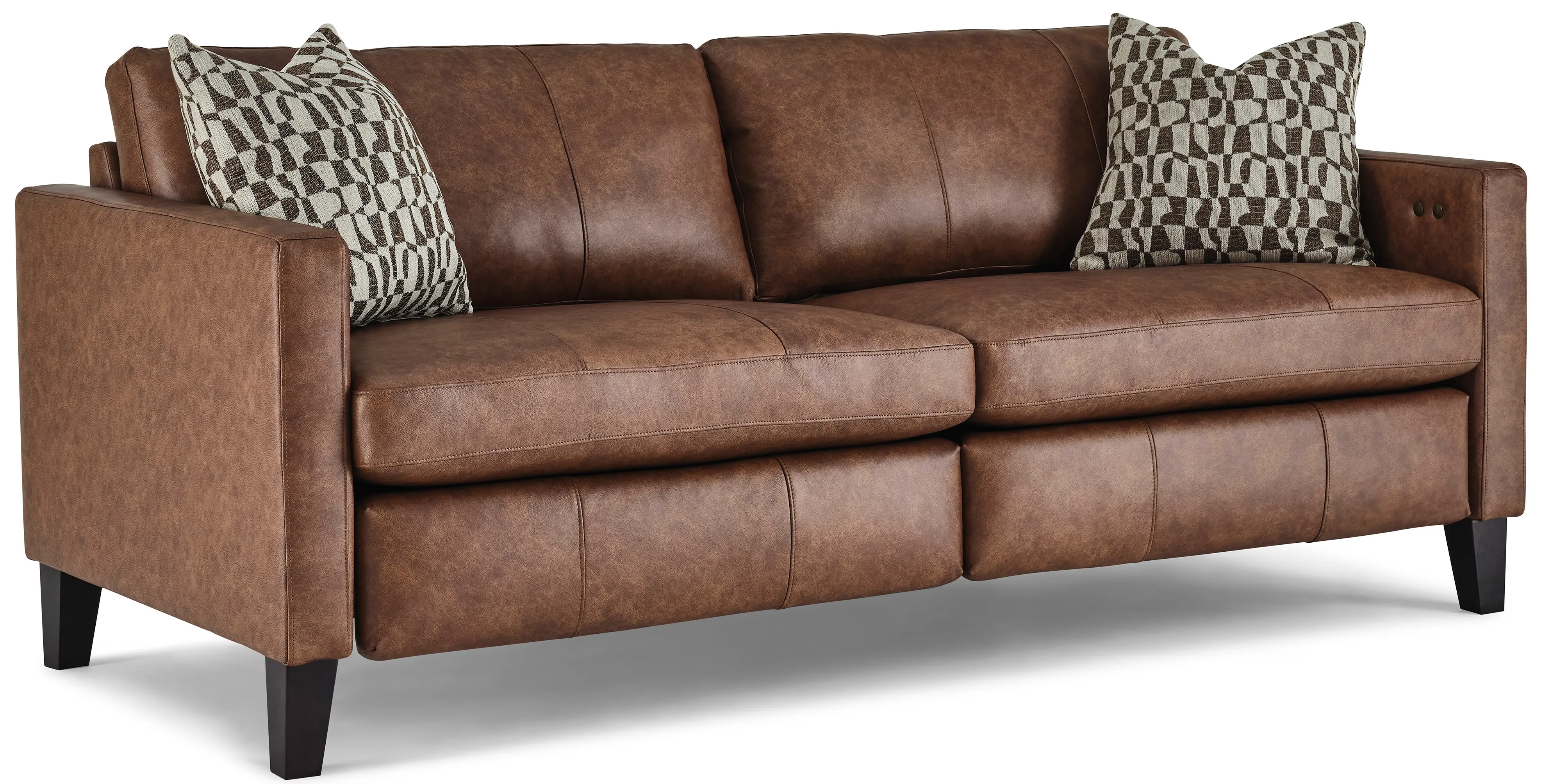 Traftly 82" Mid-Century Power Incliner Leather Sofa (+40 leathers) 2 Traftly 82" Mid-Century Power Incliner Leather Sofa (+40 leathers)