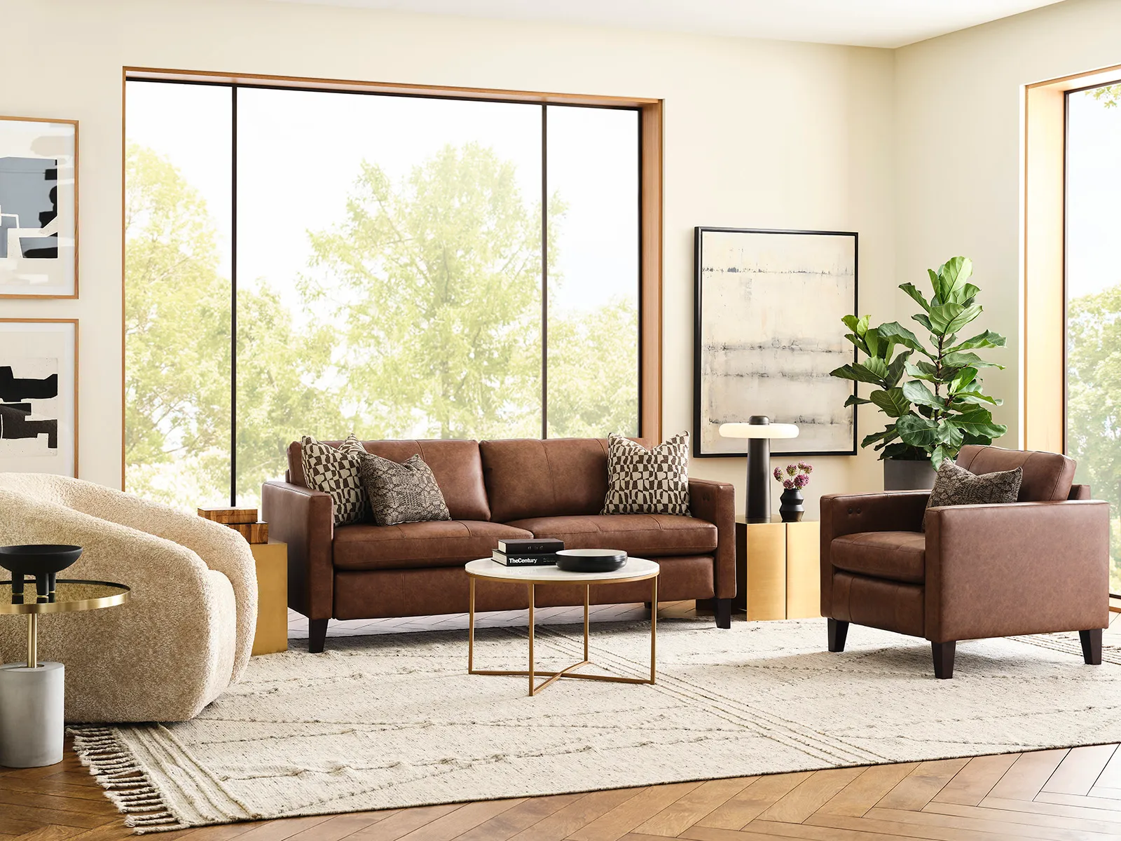 Traftly 82" Mid-Century Power Incliner Leather Sofa (+40 leathers) 7 Traftly 82" Mid-Century Power Incliner Leather Sofa (+40 leathers)