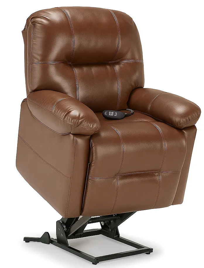 Zaynah Leather Lift Power Recliner (+6 leathers) 350 lbs 1 Zaynah Leather Lift Power Recliner (+6 leathers) 350 lbs