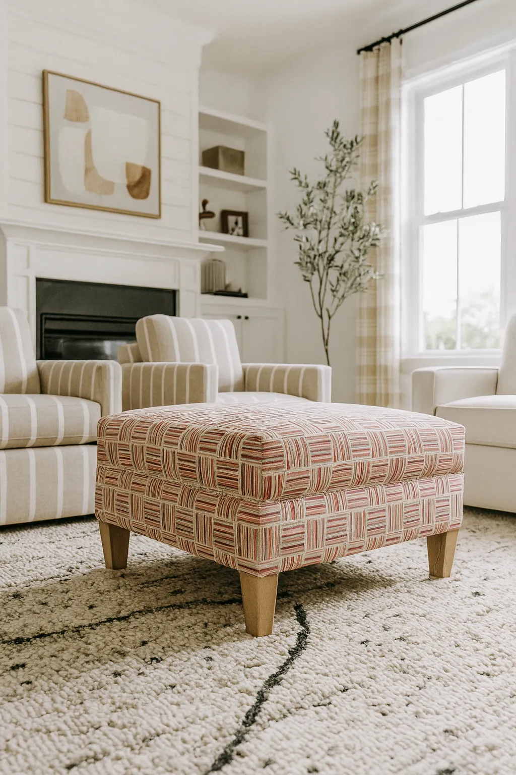Alexa 30" Square Cocktail Ottoman (+69 fabrics) 2 Alexa 30" Square Cocktail Ottoman (+69 fabrics)