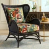Aurora Rattan Accent Chair Black (+28 finishes +69 fabrics) 19 Aurora Rattan Accent Chair Black (+28 finishes +69 fabrics)