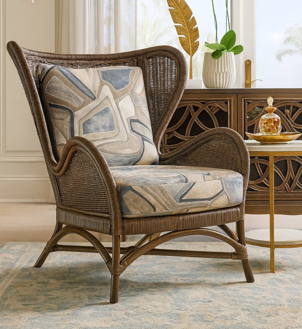 Aurora Rattan Accent Chair Black (+28 finishes +69 fabrics) 7 Aurora Rattan Accent Chair Black (+28 finishes +69 fabrics)