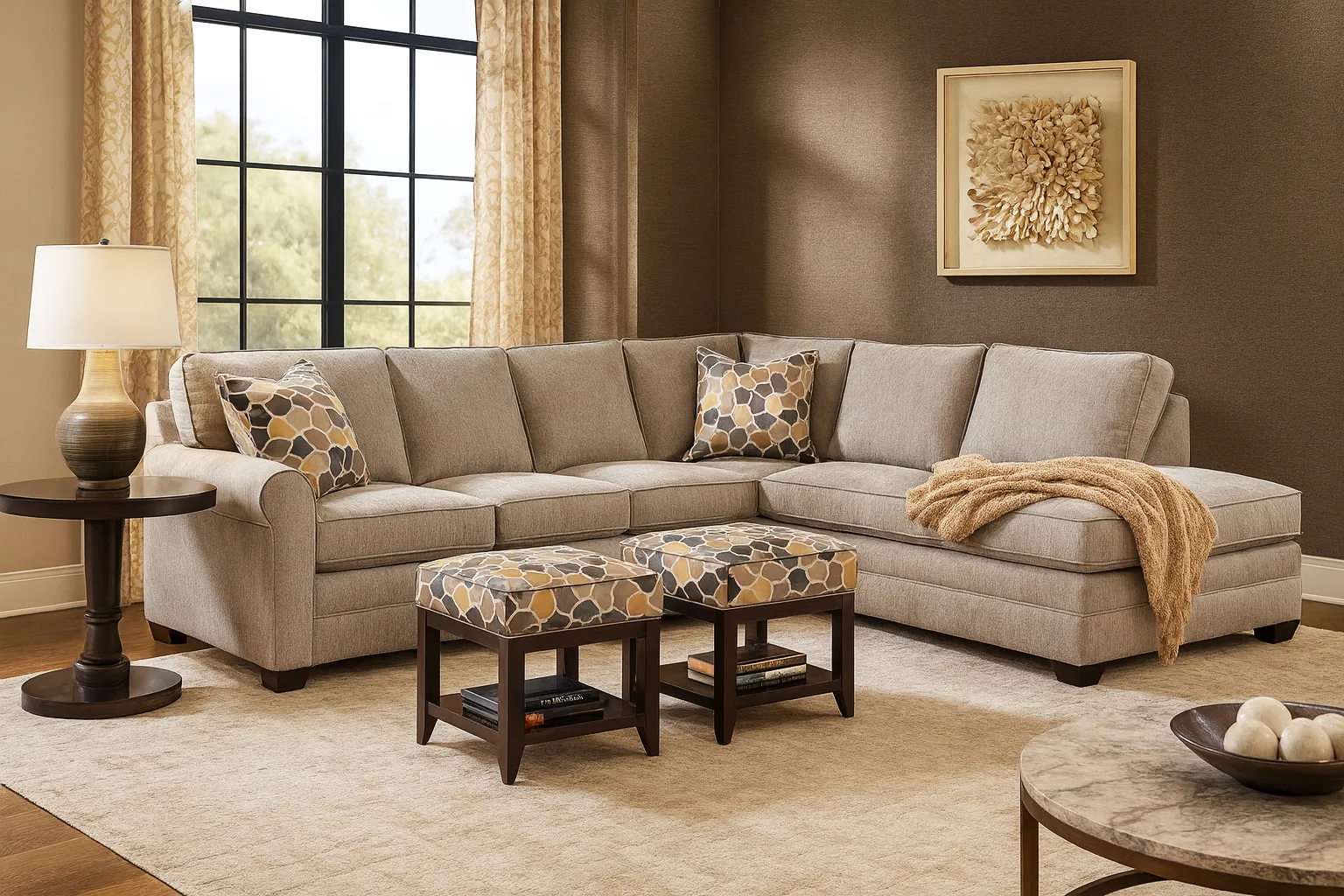 Bedford Queen Size Sleeper Sectional (+69 fabrics) 3 Bedford Queen Size Sleeper Sectional (+69 fabrics)