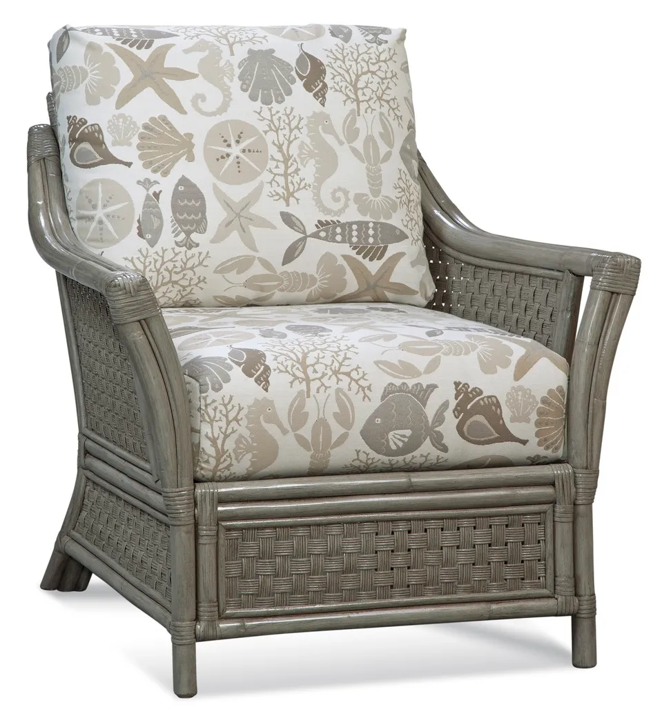 Boca Rattan Chair Grey (+28 finishes +69 fabrics) 1 Boca Rattan Chair Grey (+28 finishes +69 fabrics)